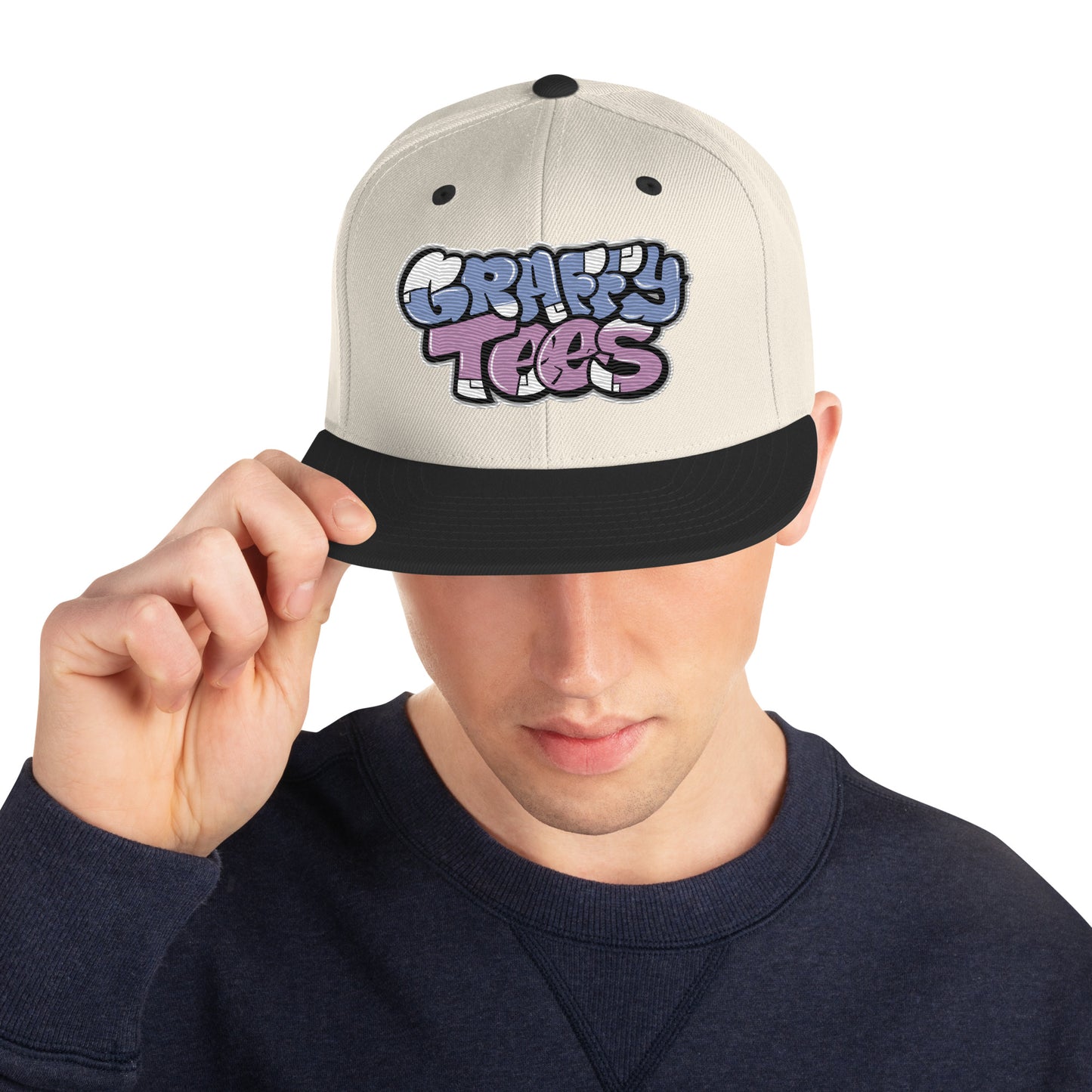 GraffyTees Bubble style Snapback Hat