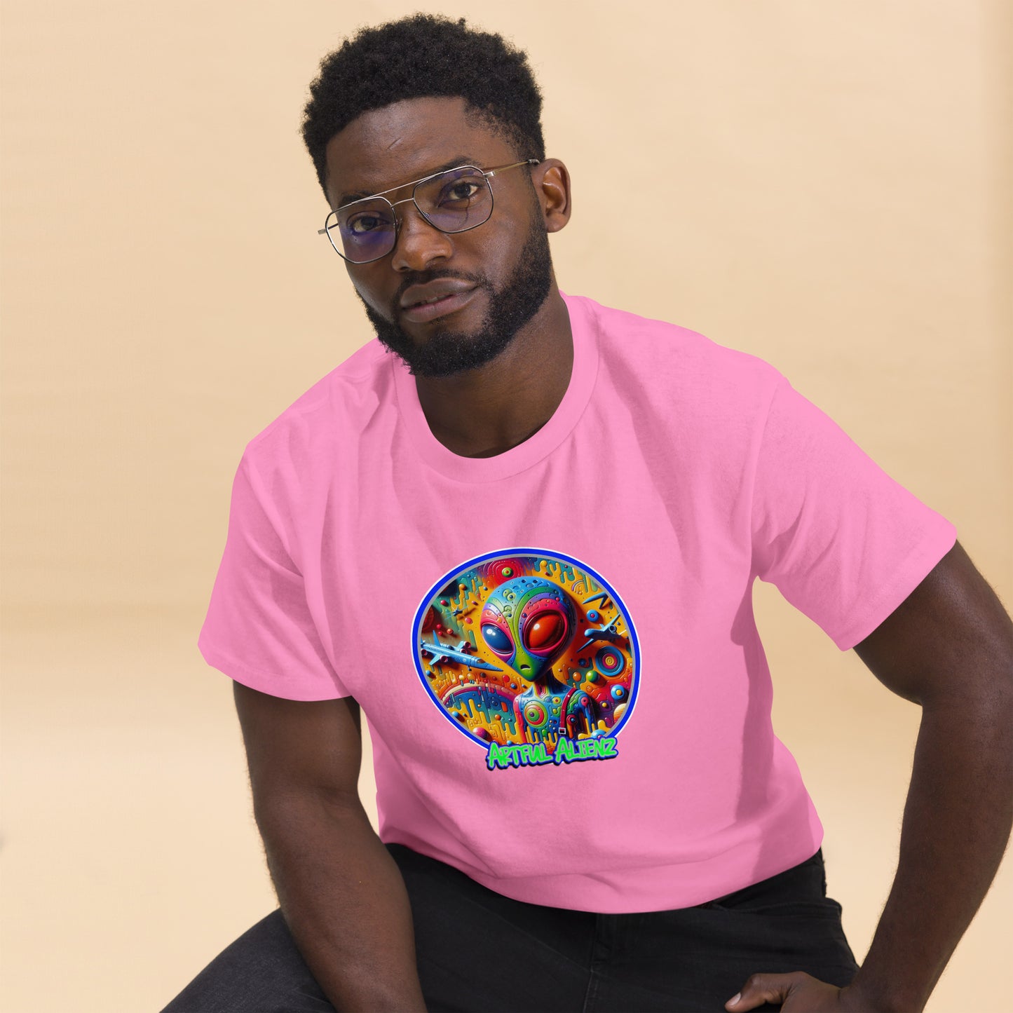 Graffiti Artful Alienz Men's classic tee
