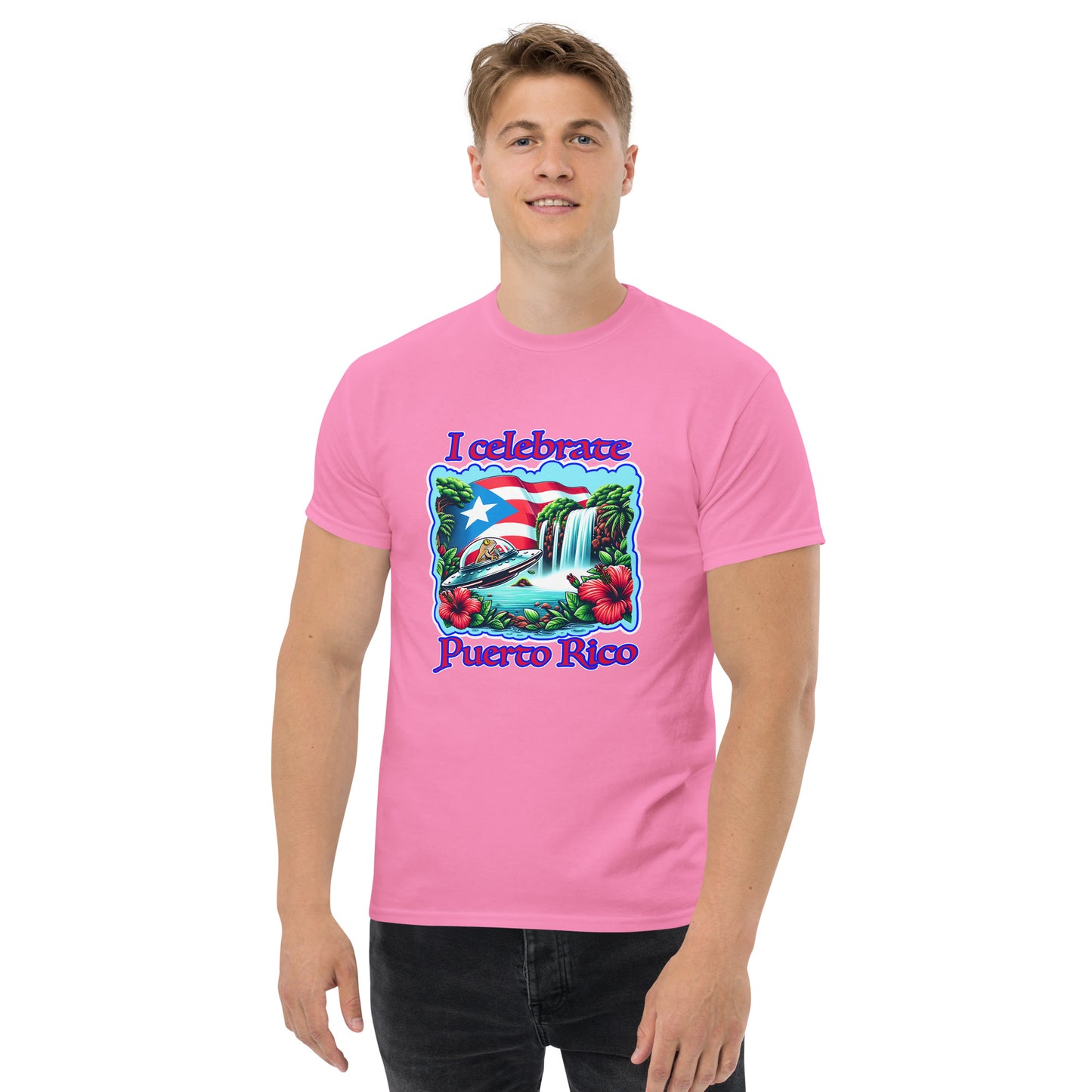Graffytees I Celebrate Puerto Rico Men's classic tee