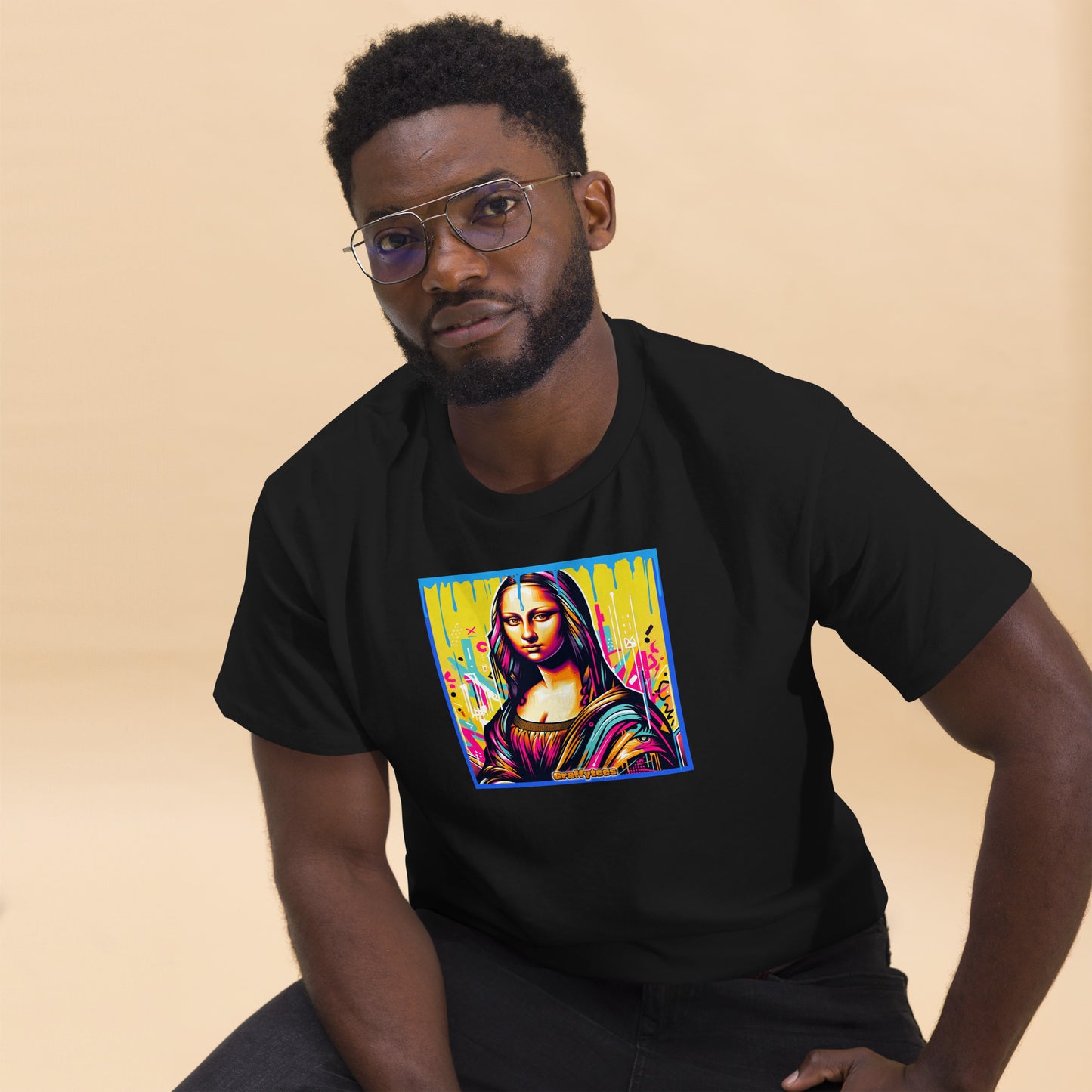 graffiti Mona Lisette Men's classic tee