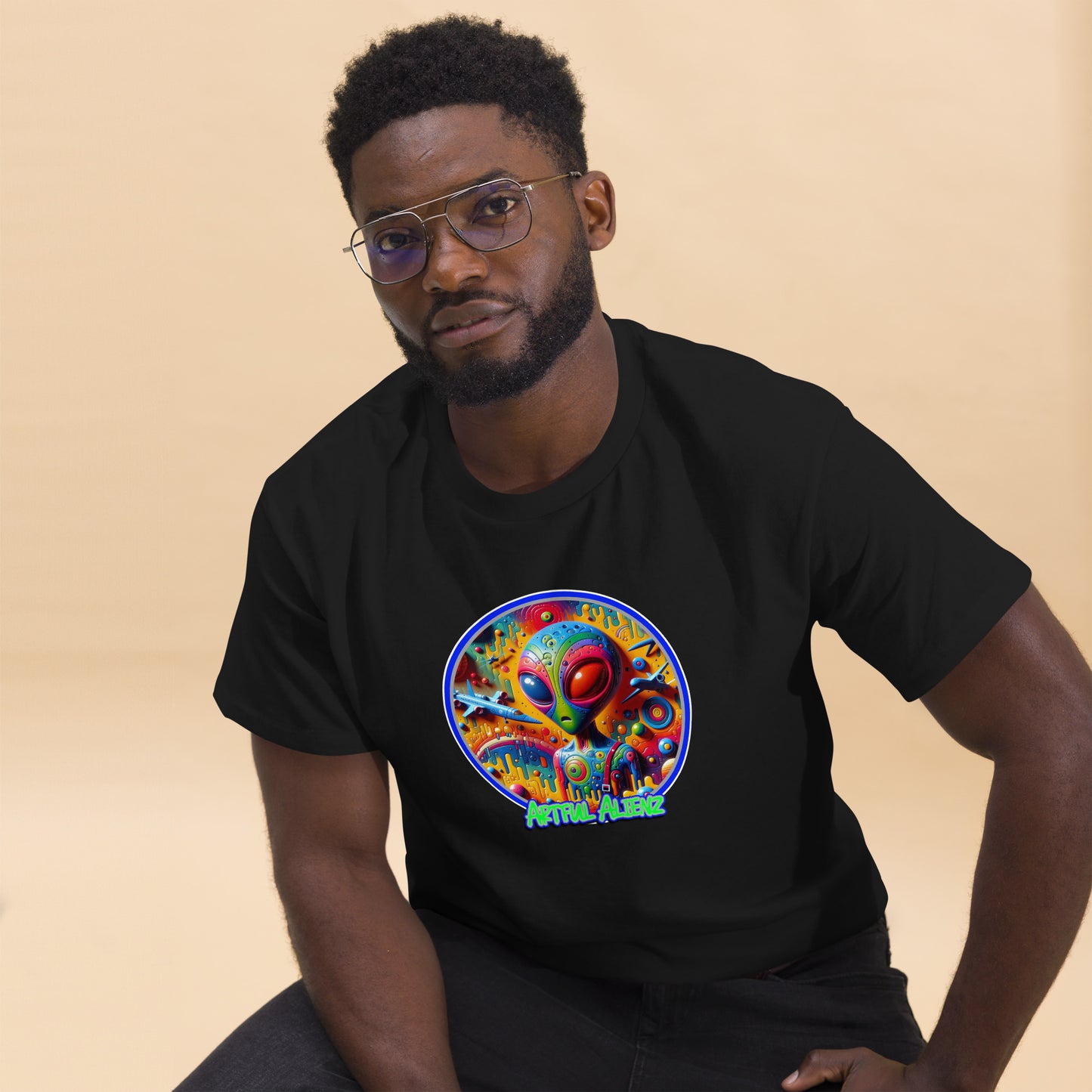 Graffiti Artful Alienz Men's classic tee