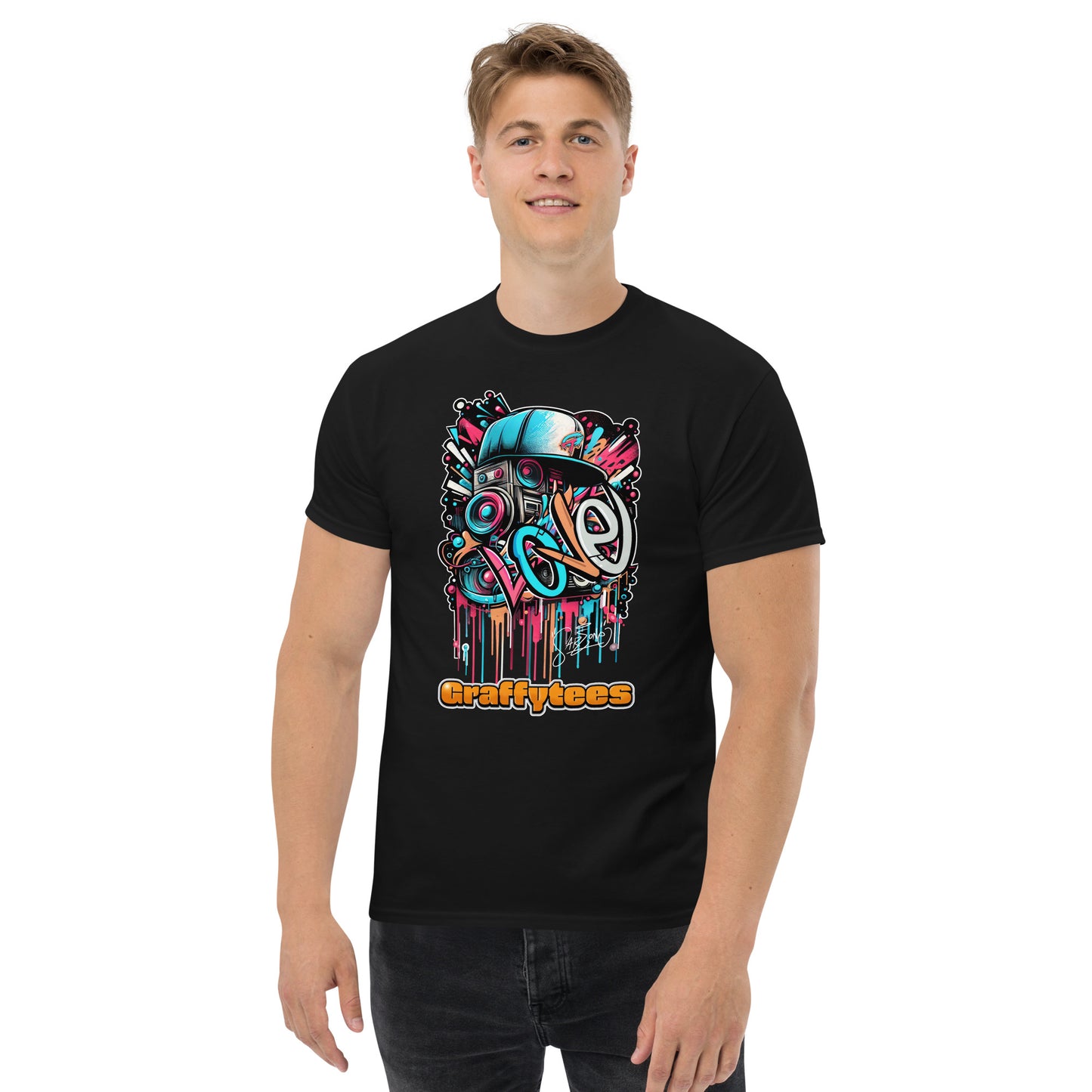 Graffiti Love Men's classic tee