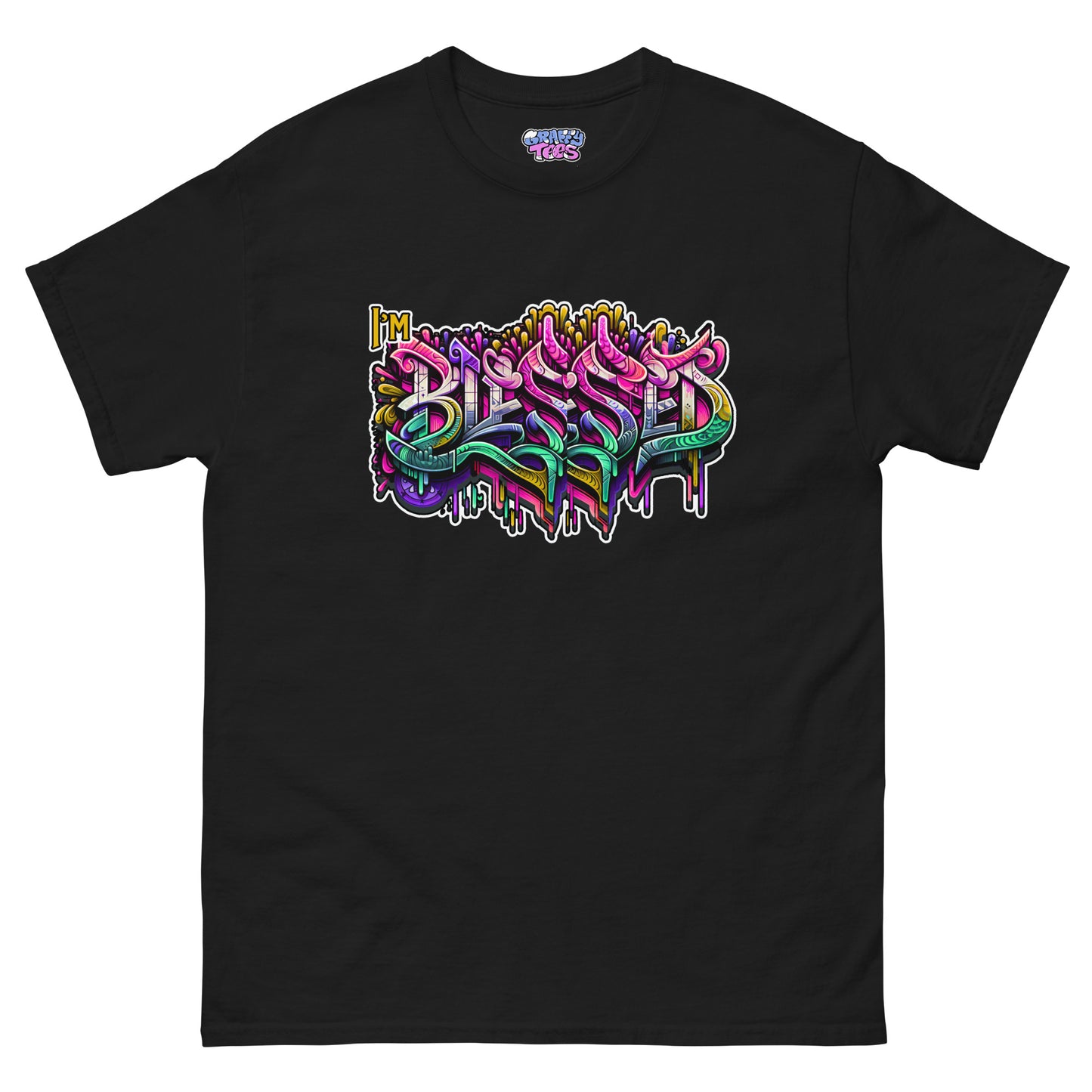 Graffiti Blessed Men's classic tee