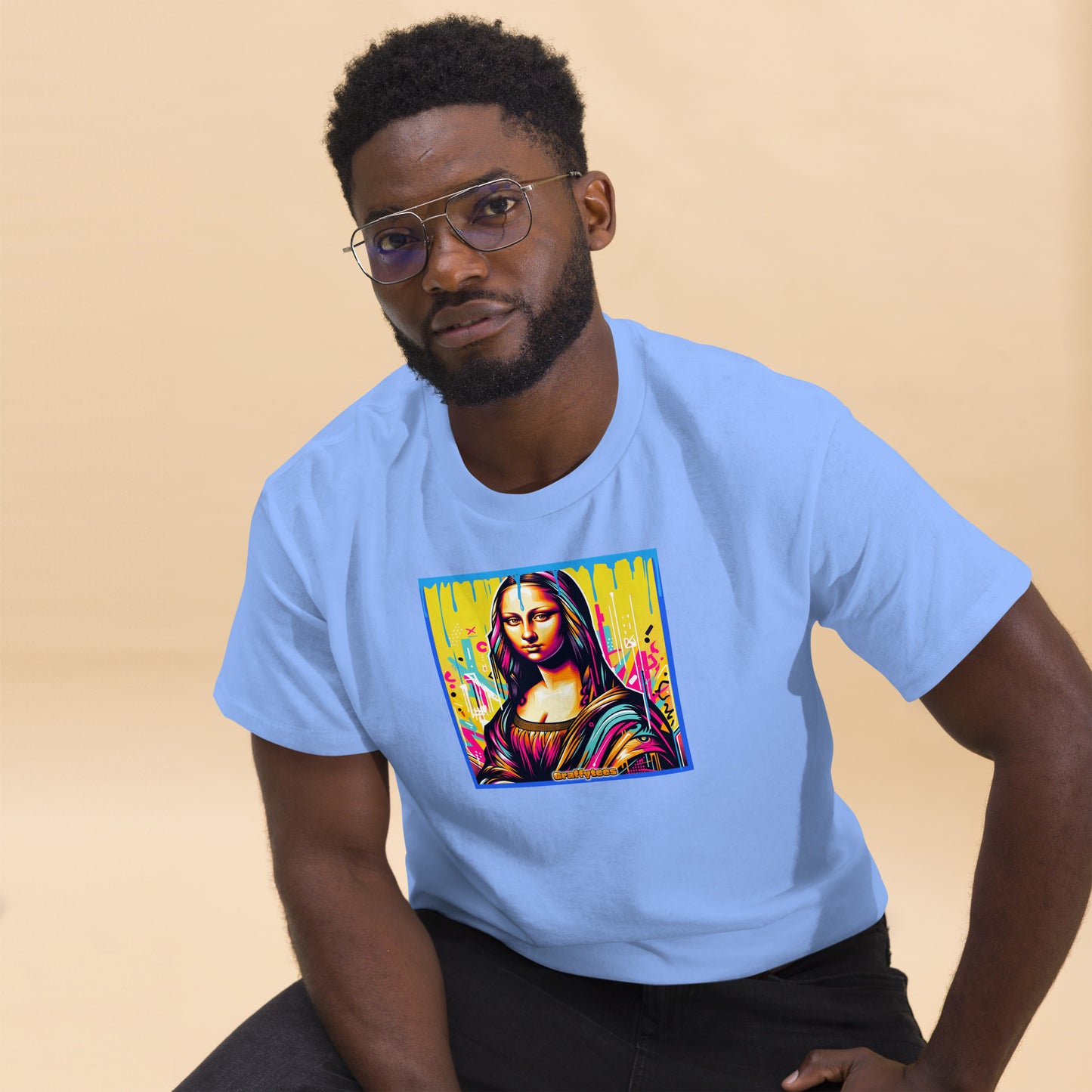 graffiti Mona Lisette Men's classic tee