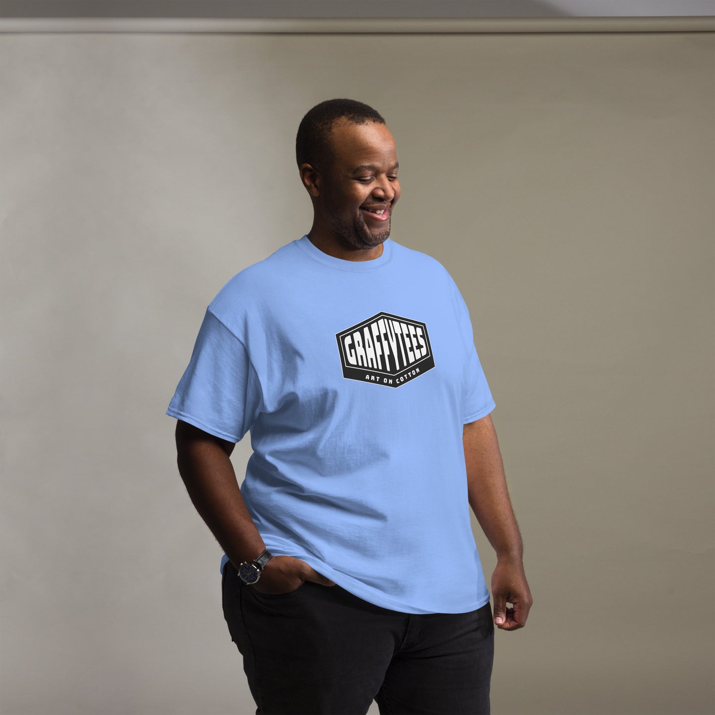 GraffyTees Diamond Box Logo Men's classic tee