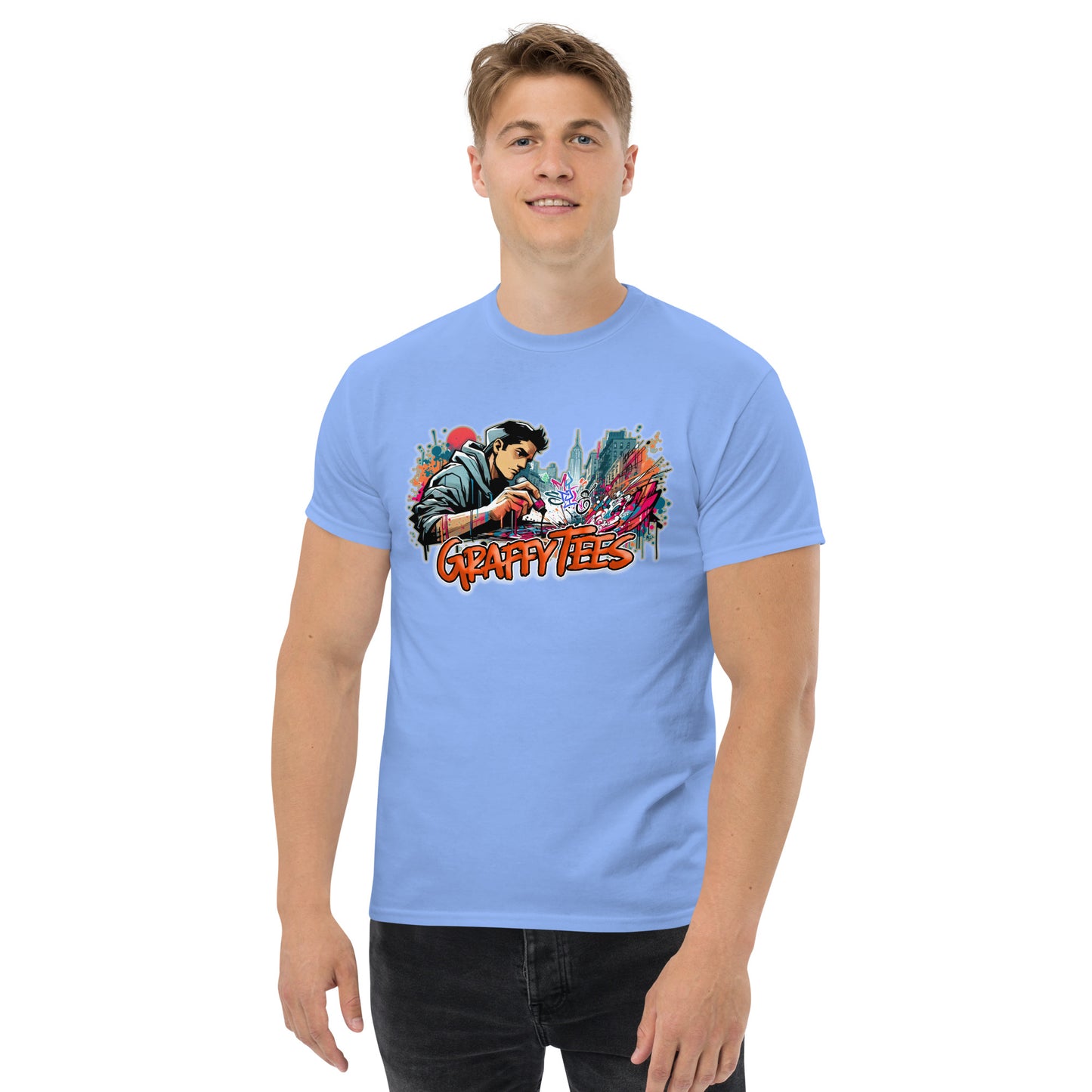 Graffytees writer vandal with pilot marker Men's classic tee