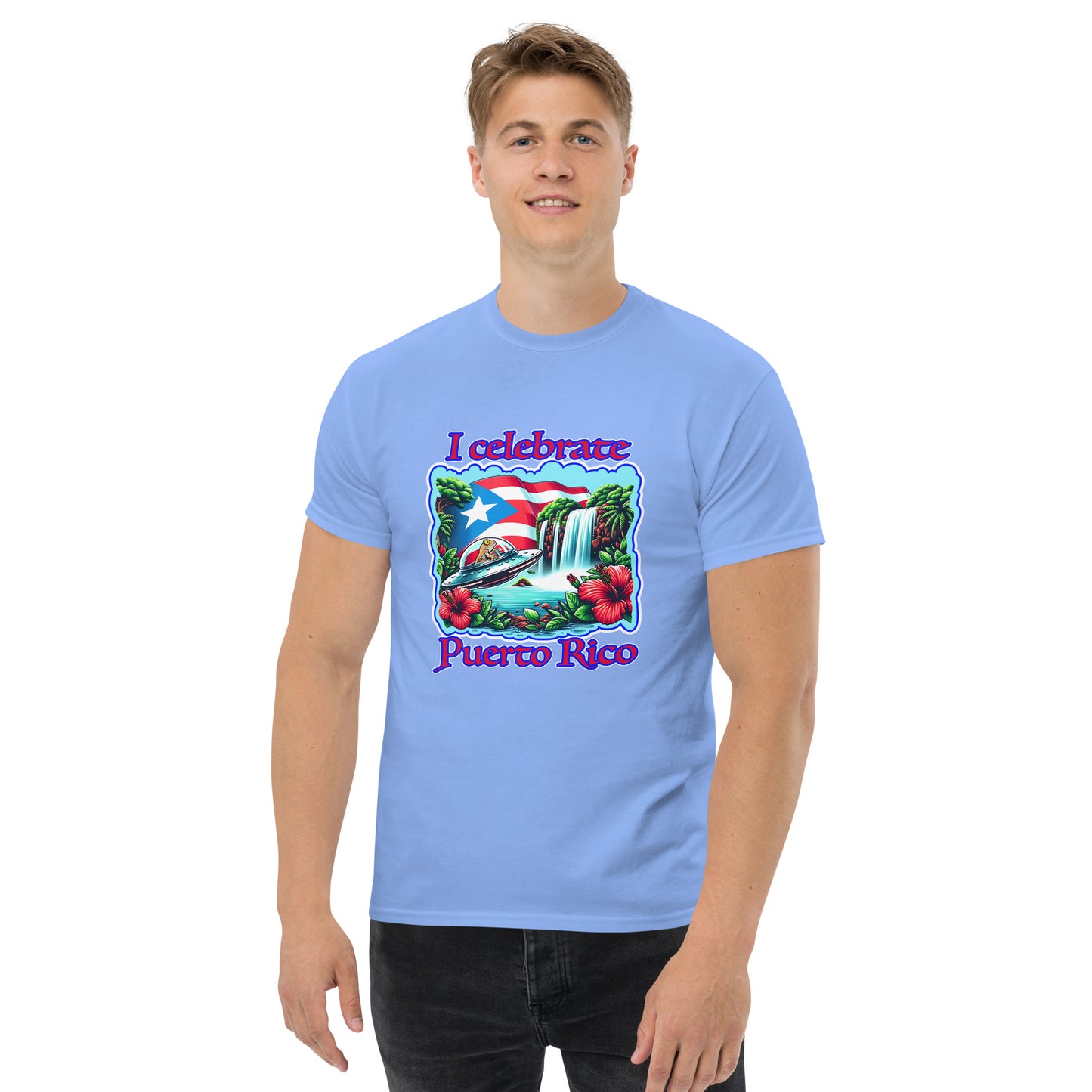 Graffytees I Celebrate Puerto Rico Men's classic tee