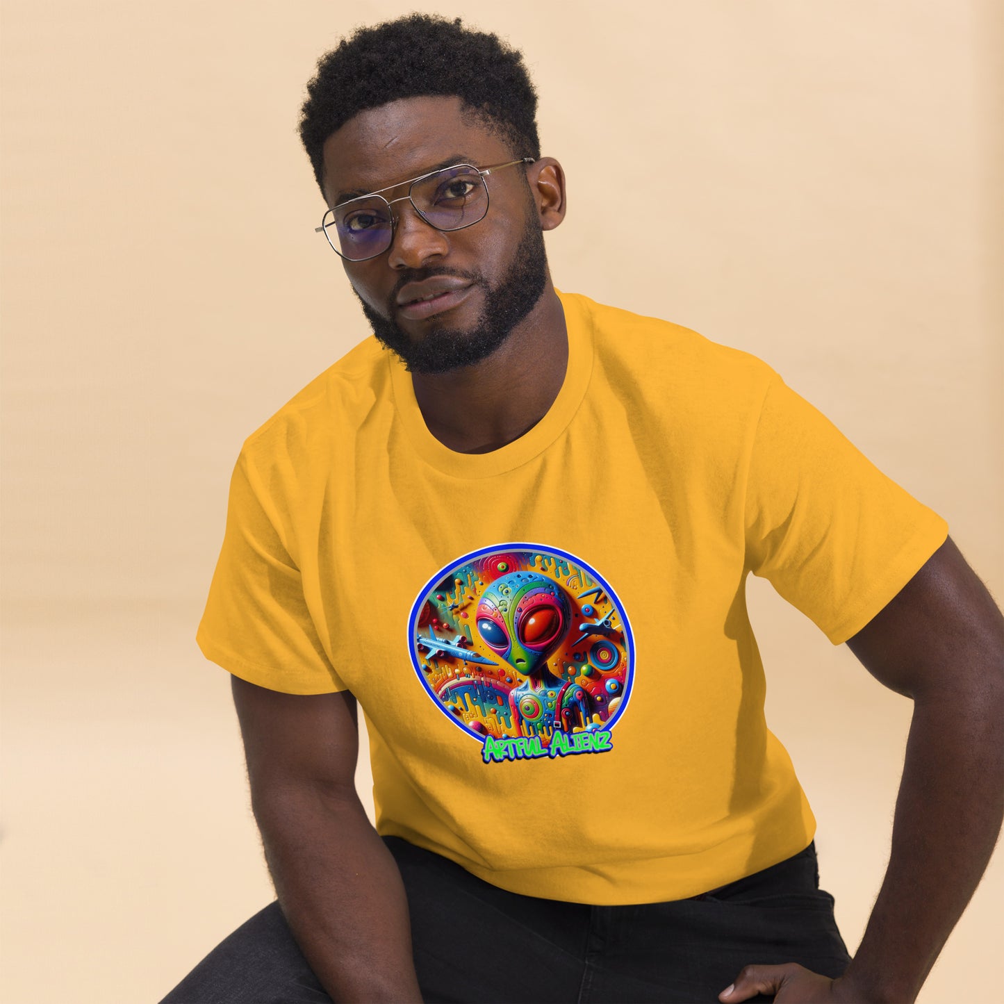 Graffiti Artful Alienz Men's classic tee