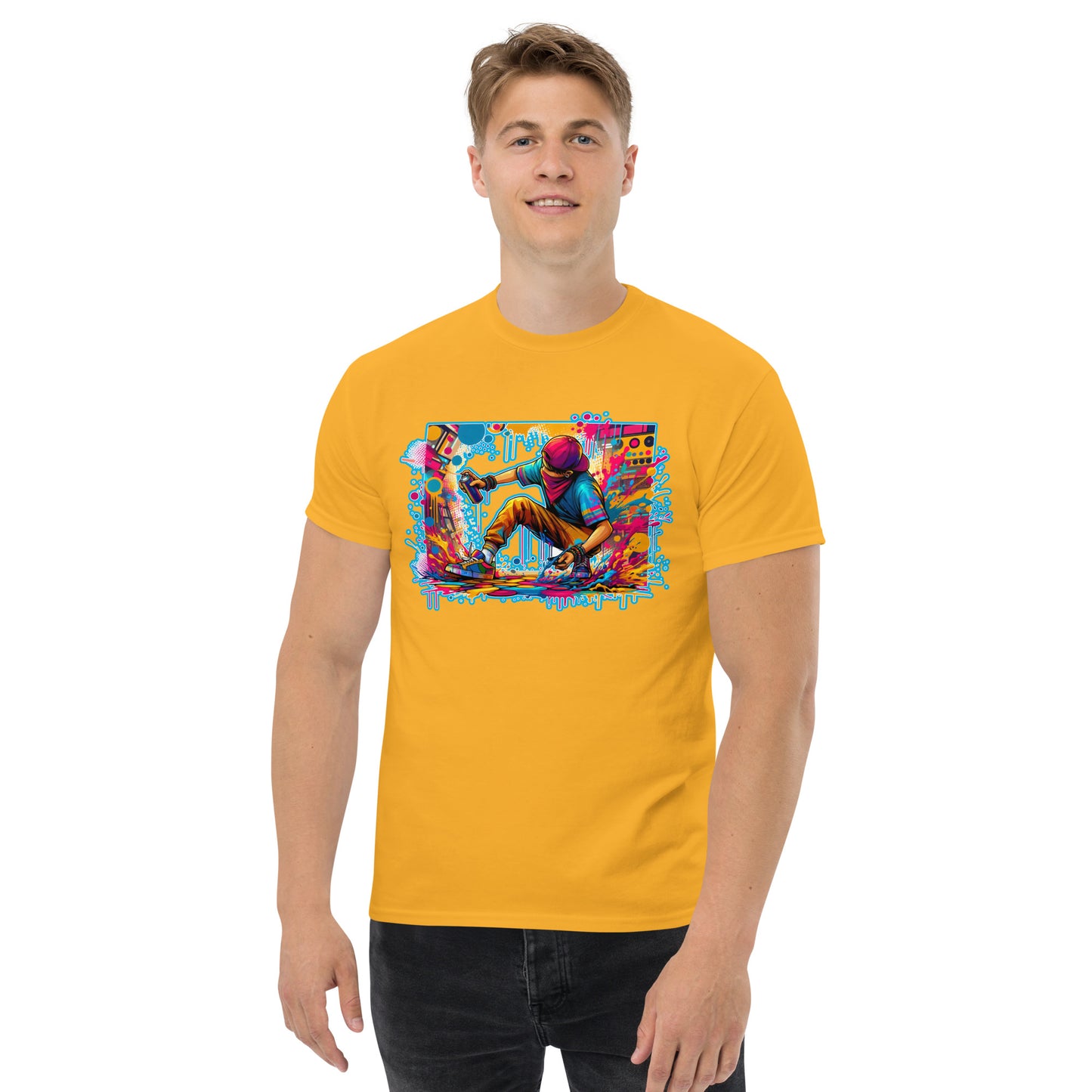 GraffyTees Vandal full Color Men's classic tee