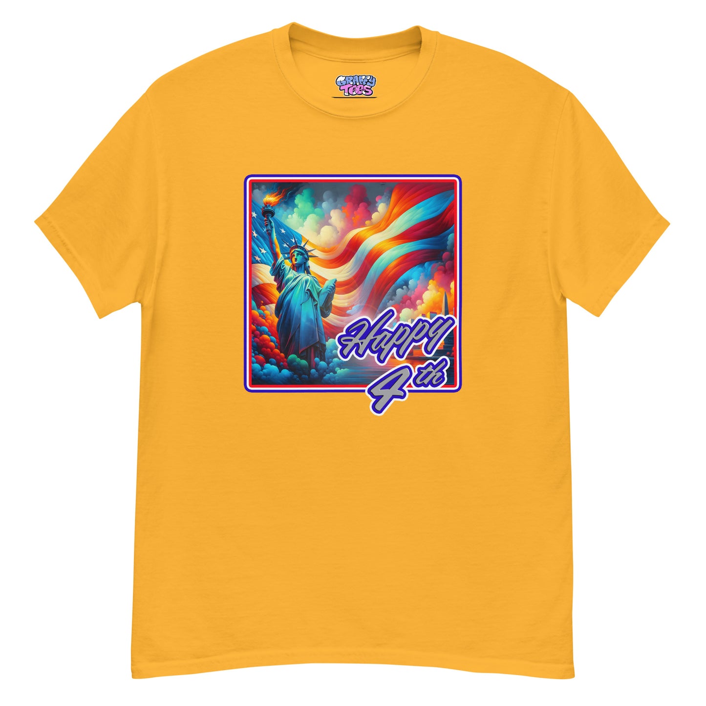 Graffytees Happy 4th of July Men's classic tee