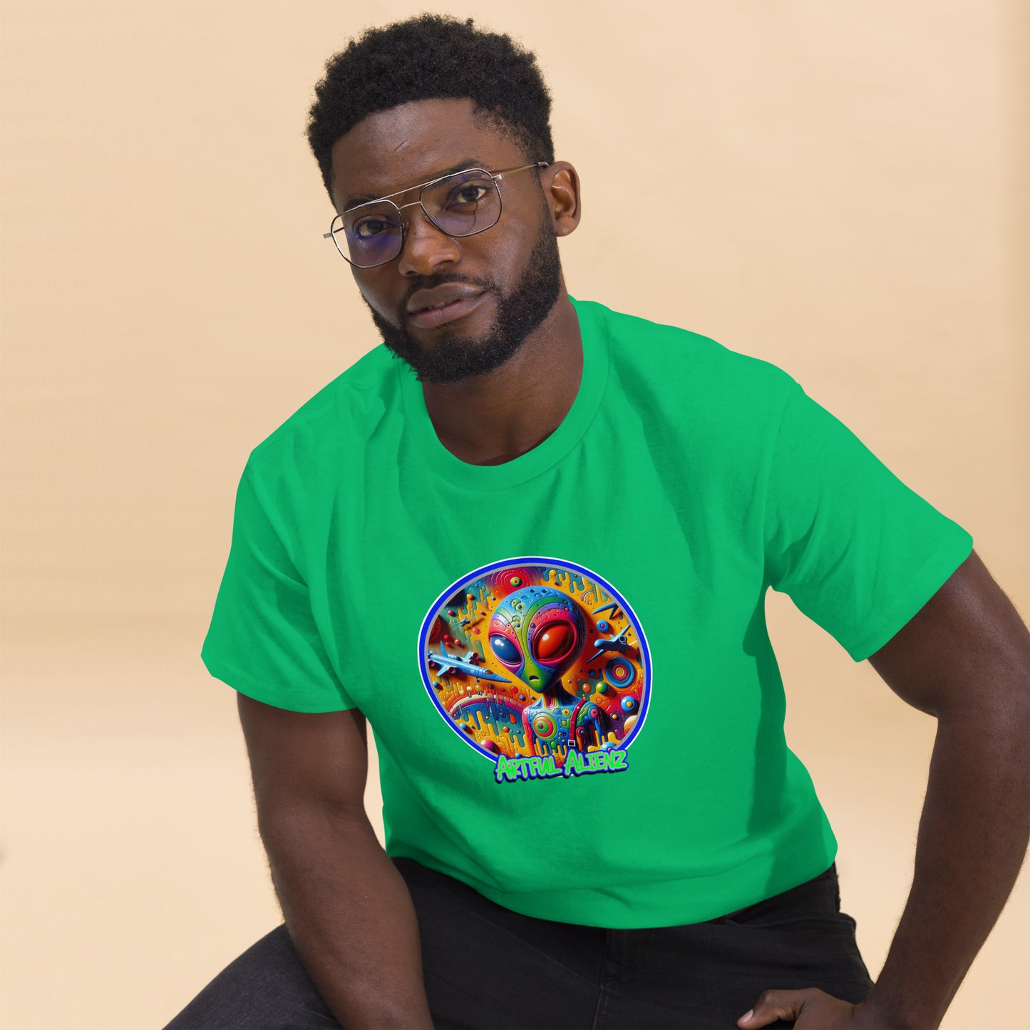 Graffiti Artful Alienz Men's classic tee
