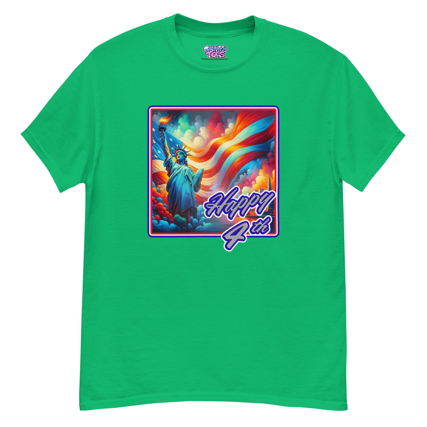 Graffytees Happy 4th of July Men's classic tee