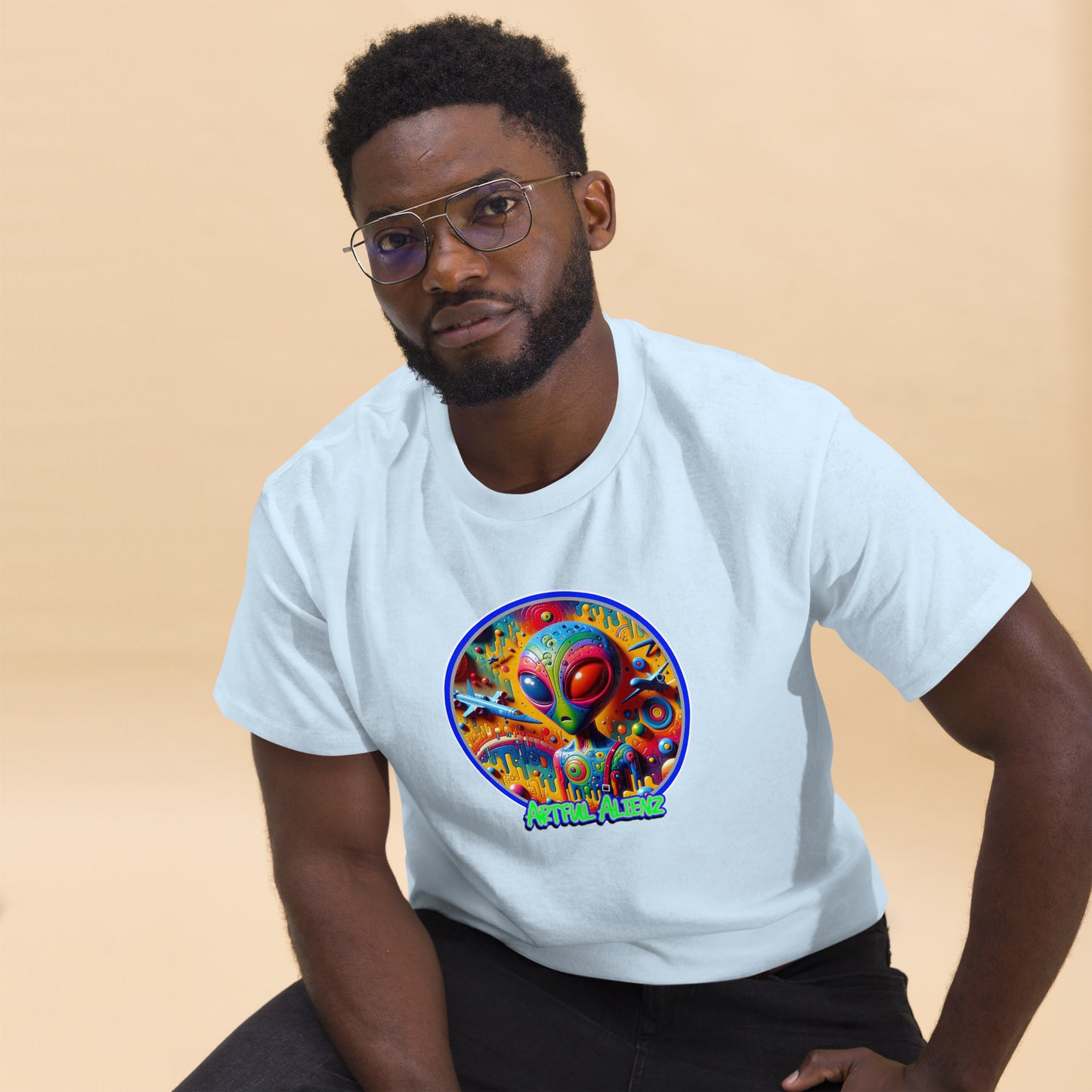 Graffiti Artful Alienz Men's classic tee