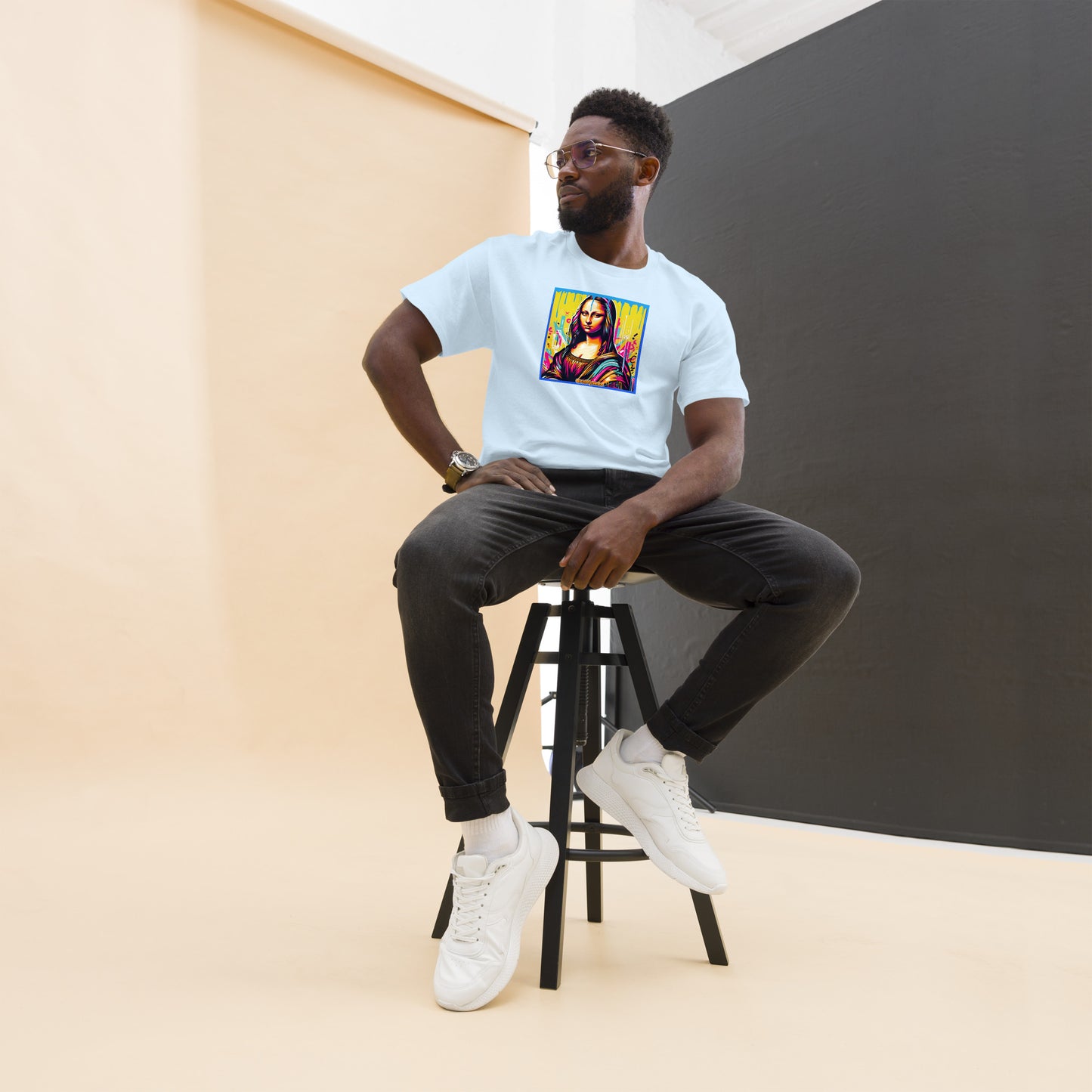 graffiti Mona Lisette Men's classic tee
