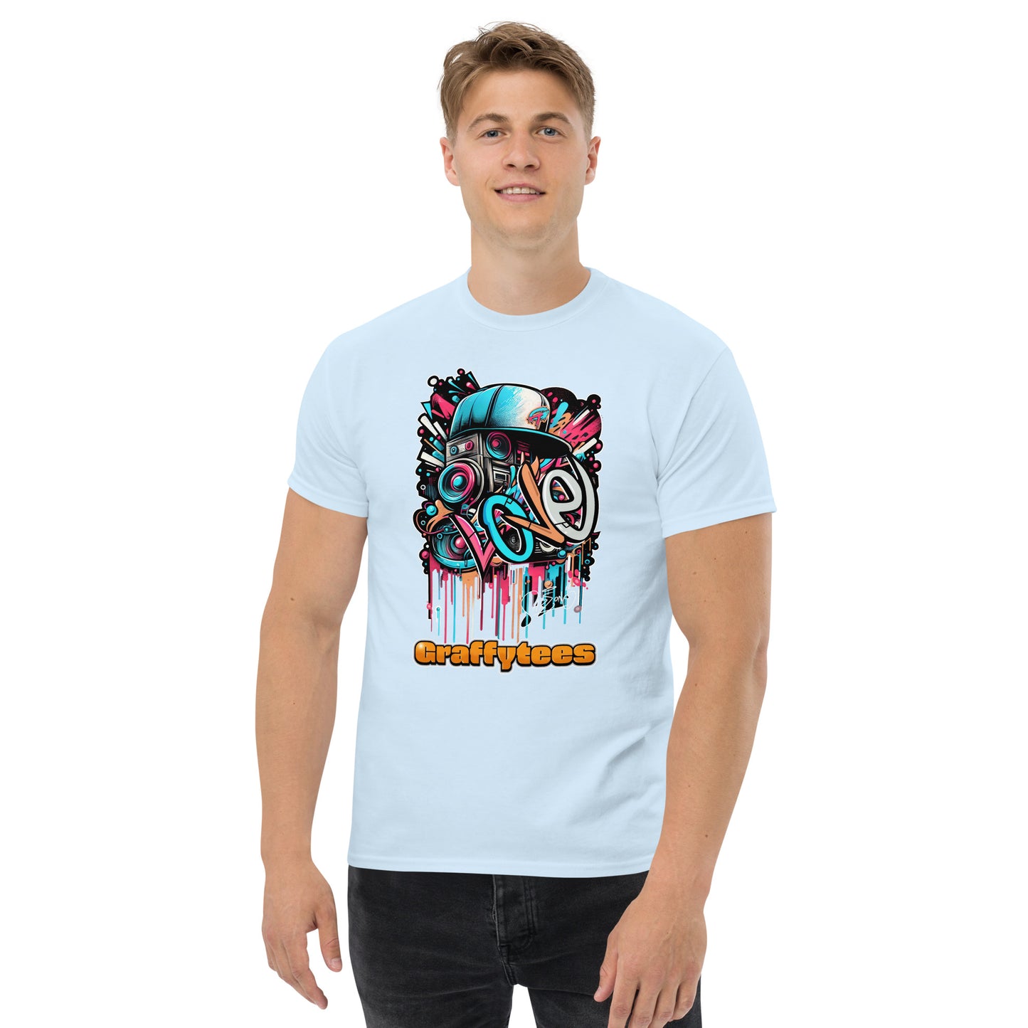 Graffiti Love Men's classic tee