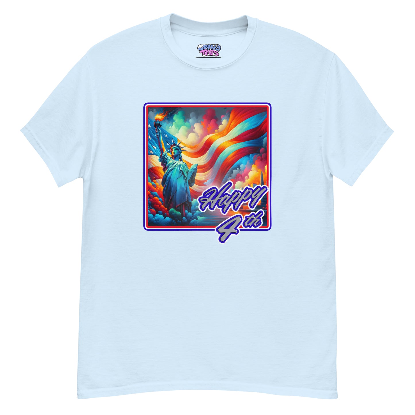 Graffytees Happy 4th of July Men's classic tee
