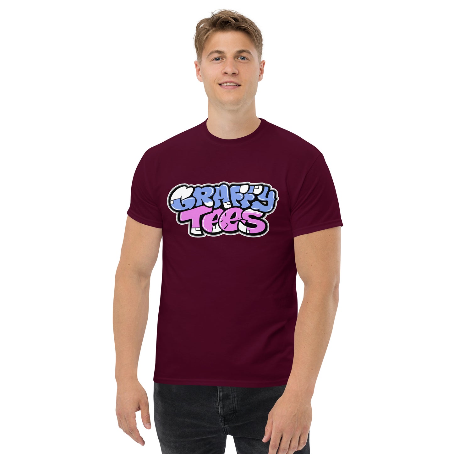 Graffytees bubble letter Men's classic tee
