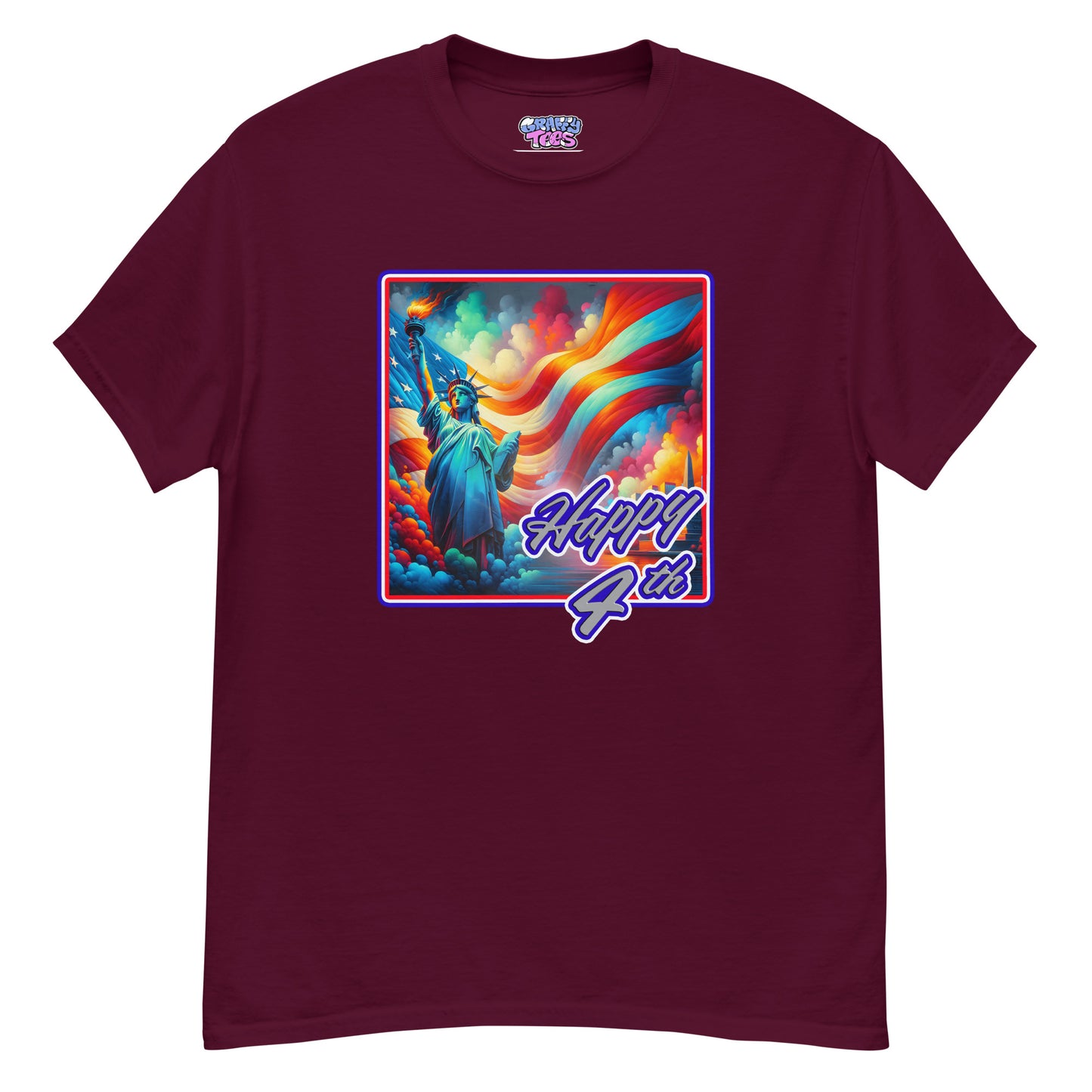 Graffytees Happy 4th of July Men's classic tee