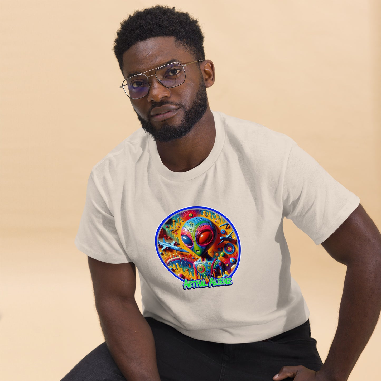 Graffiti Artful Alienz Men's classic tee