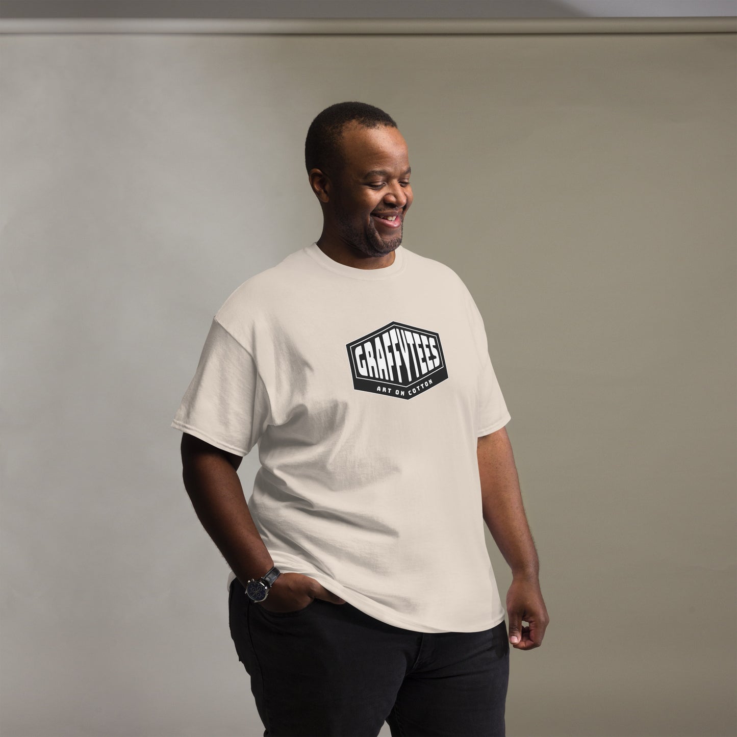 GraffyTees Diamond Box Logo Men's classic tee