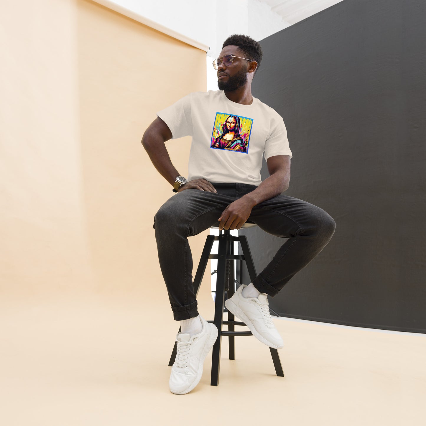 graffiti Mona Lisette Men's classic tee
