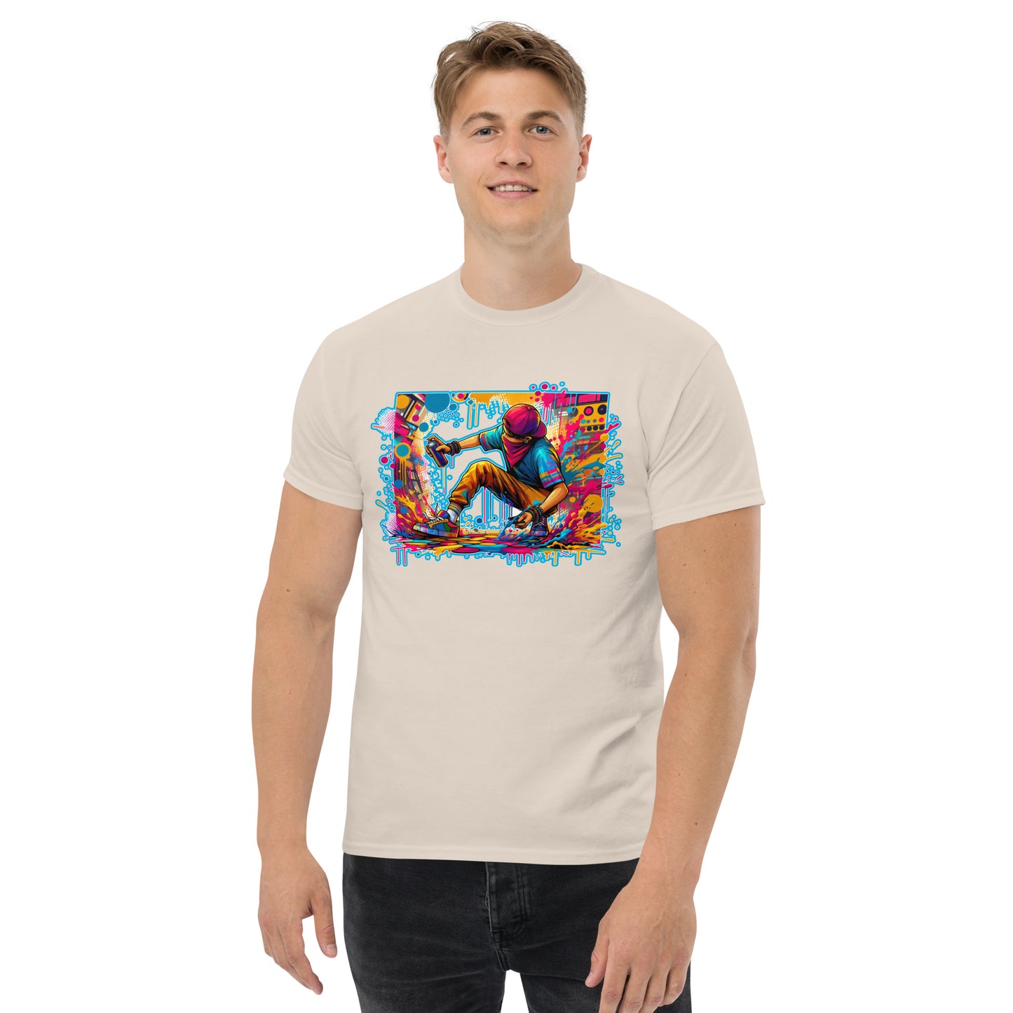 GraffyTees Vandal full Color Men's classic tee