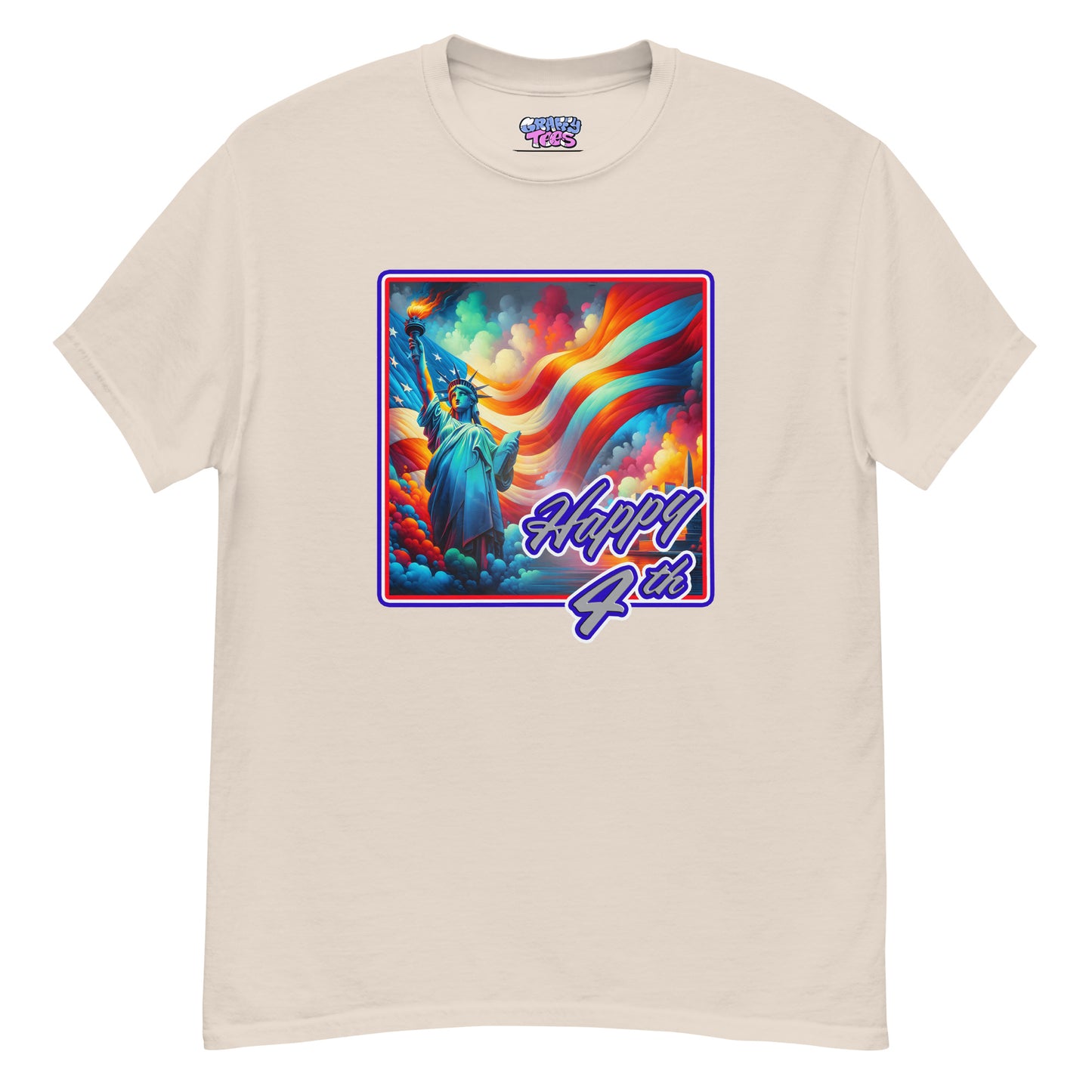 Graffytees Happy 4th of July Men's classic tee