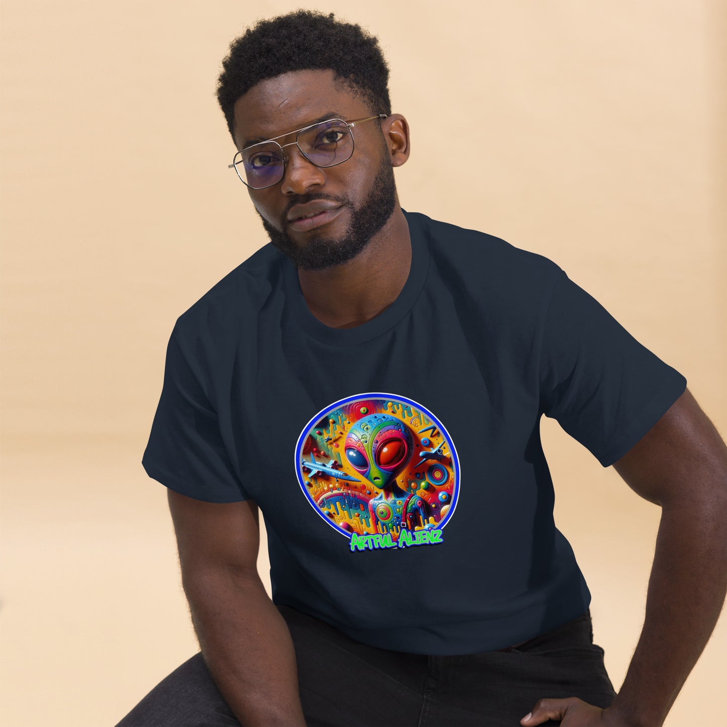 Graffiti Artful Alienz Men's classic tee