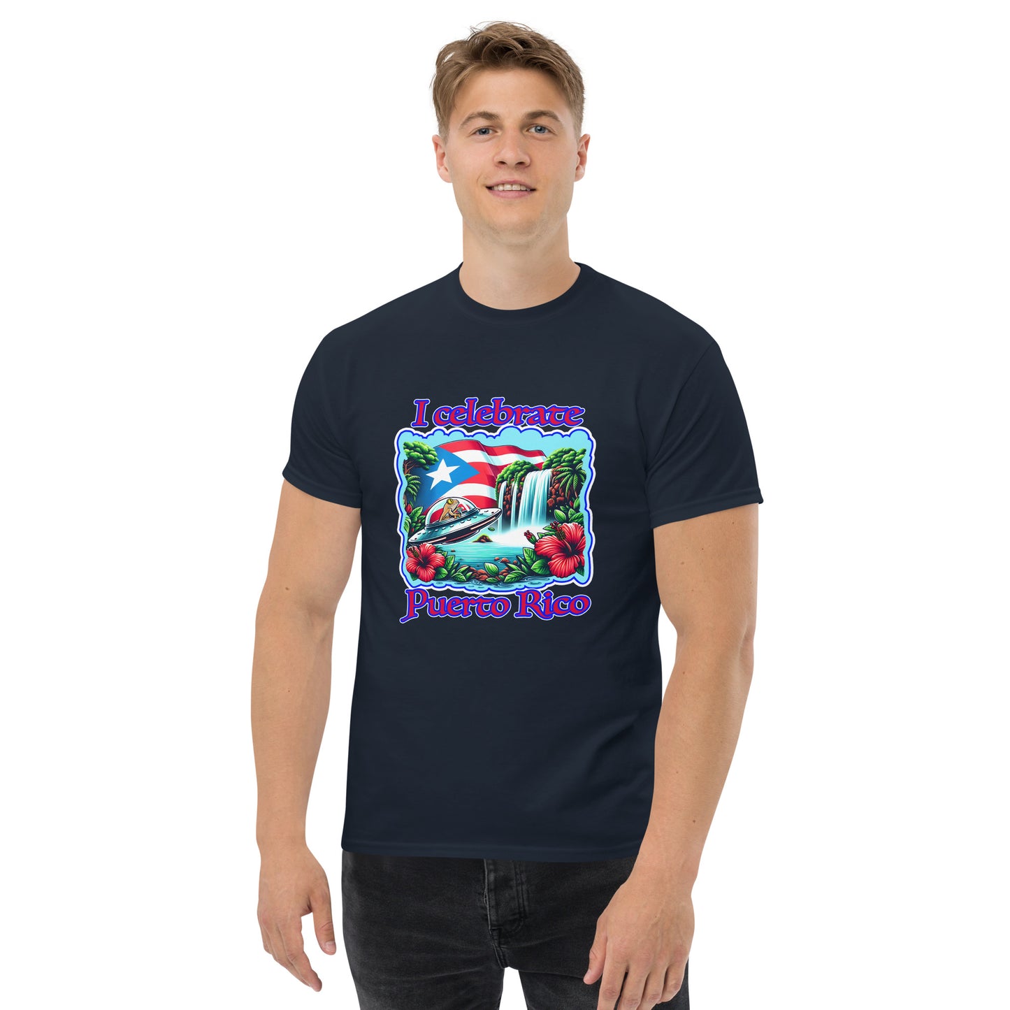 Graffytees I Celebrate Puerto Rico Men's classic tee