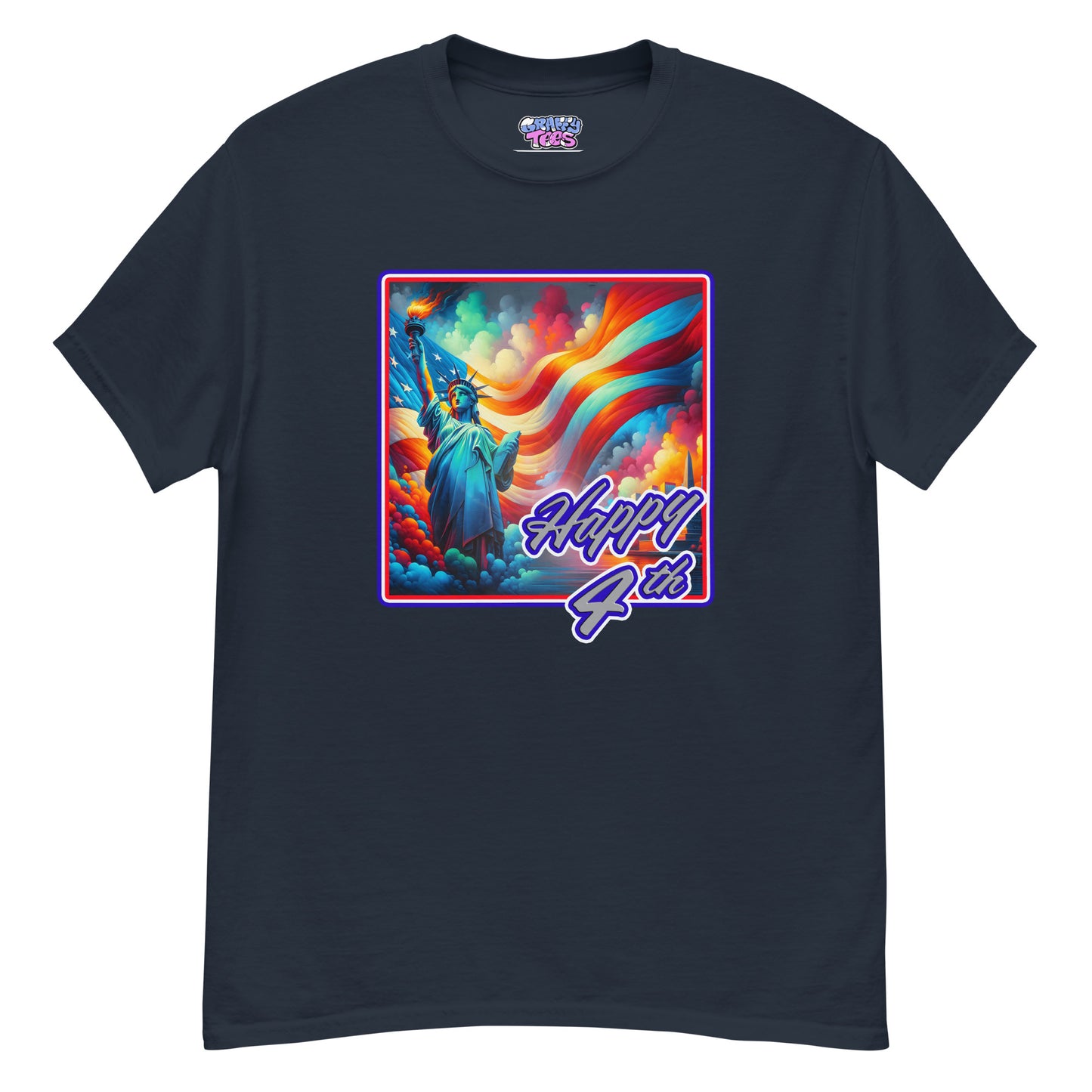 Graffytees Happy 4th of July Men's classic tee