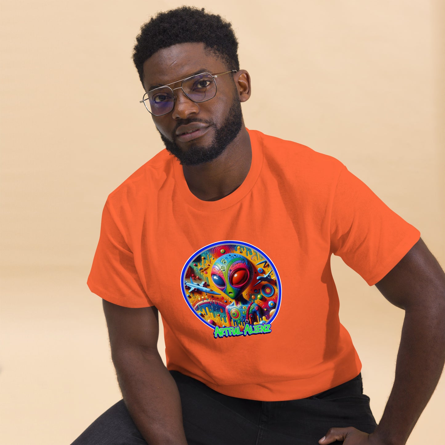 Graffiti Artful Alienz Men's classic tee