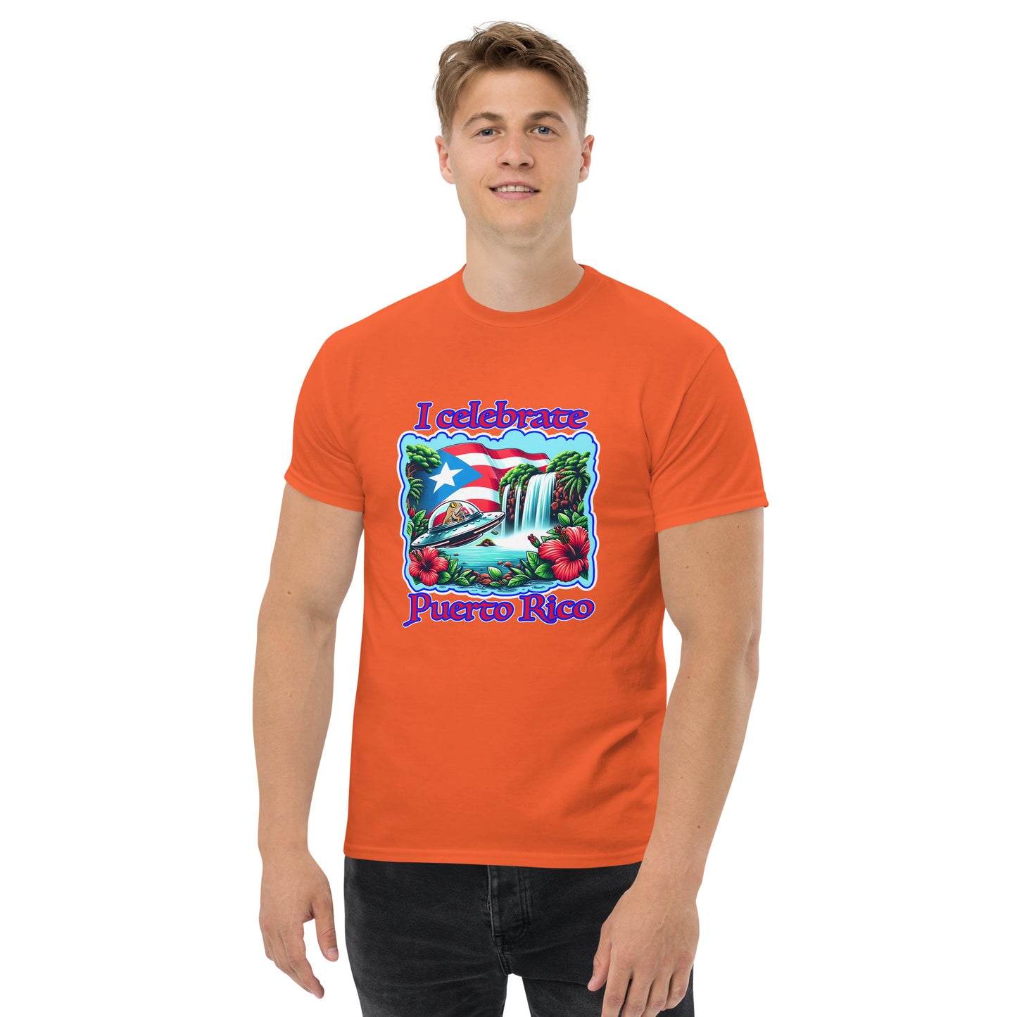 Graffytees I Celebrate Puerto Rico Men's classic tee