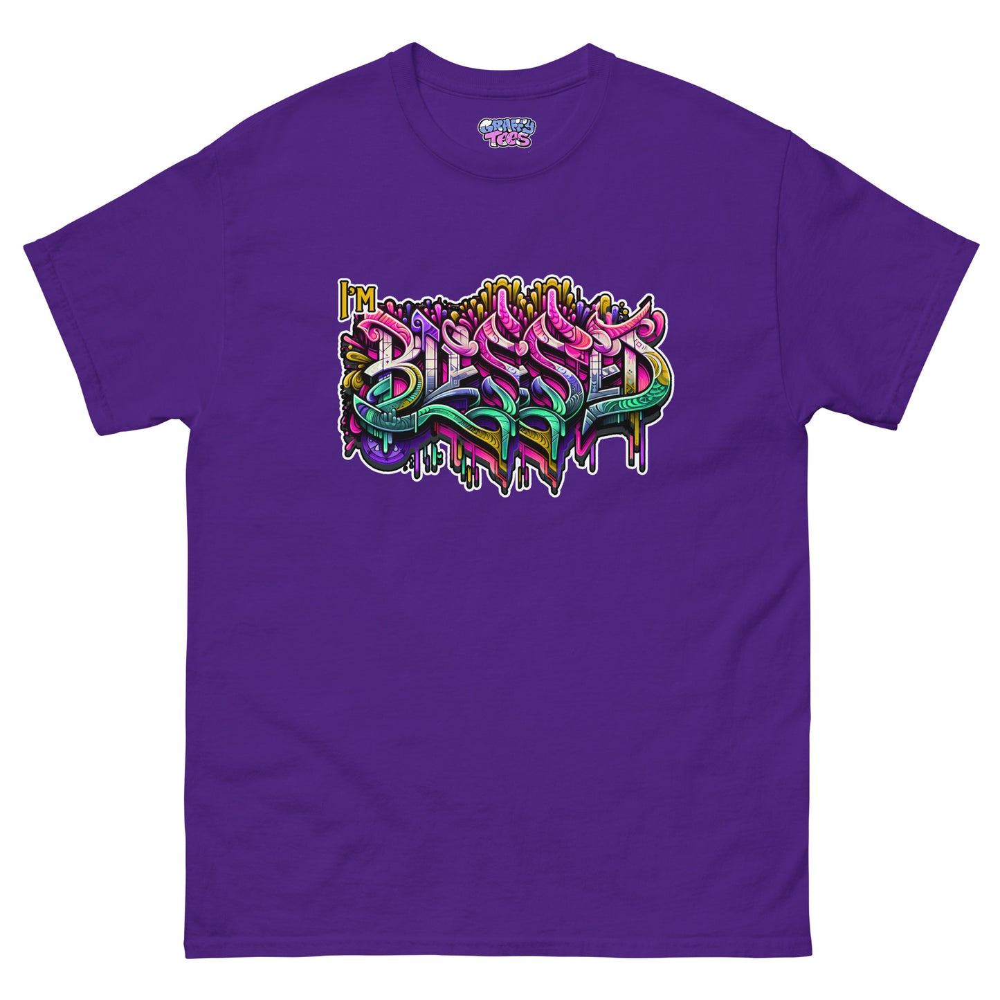 Graffiti Blessed Men's classic tee