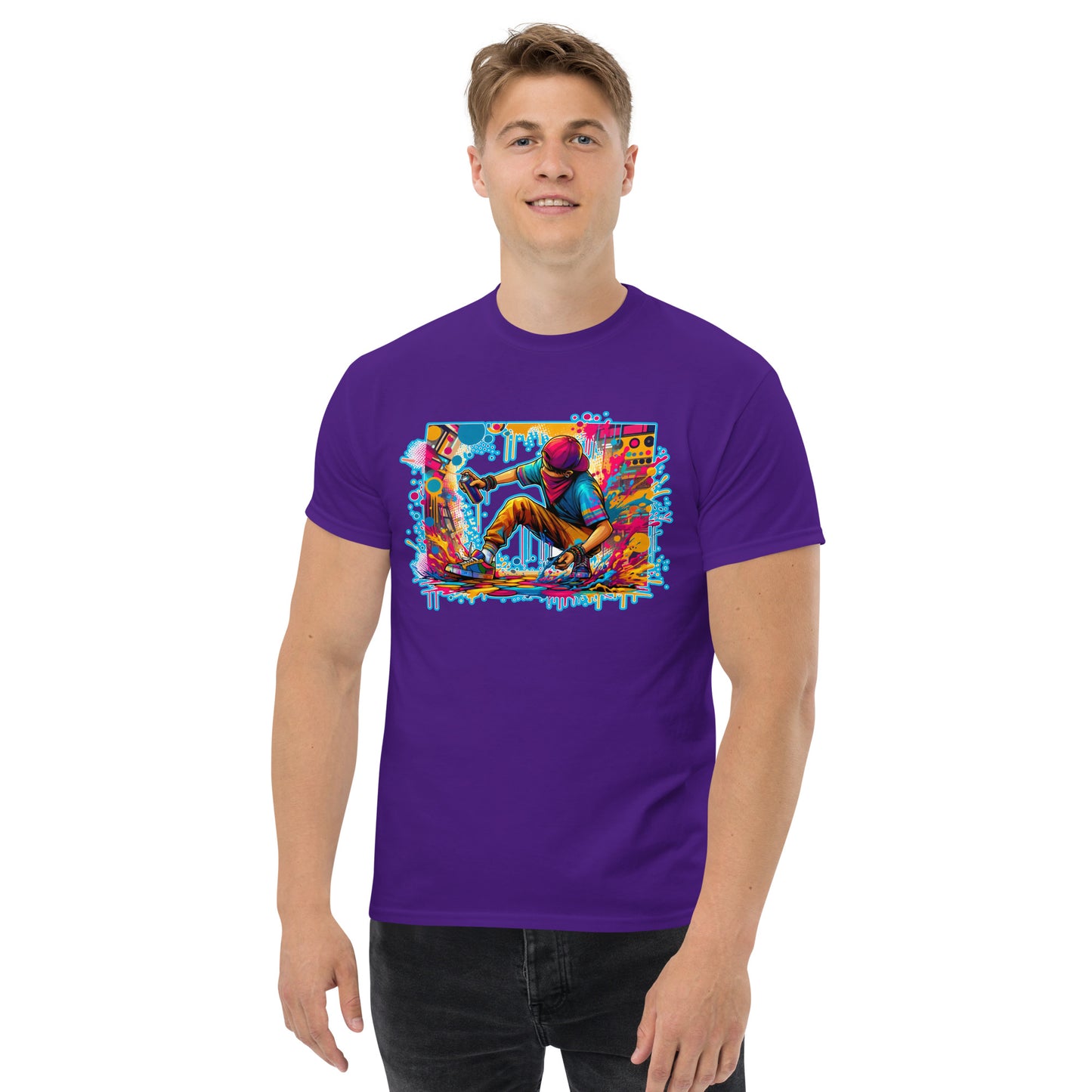 GraffyTees Vandal full Color Men's classic tee