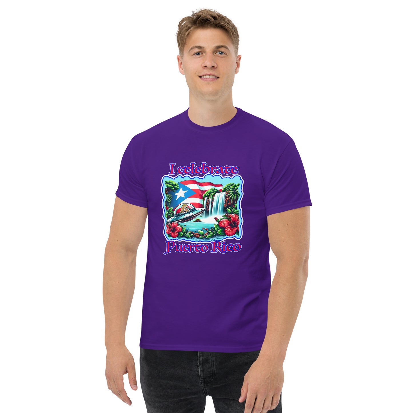 Graffytees I Celebrate Puerto Rico Men's classic tee