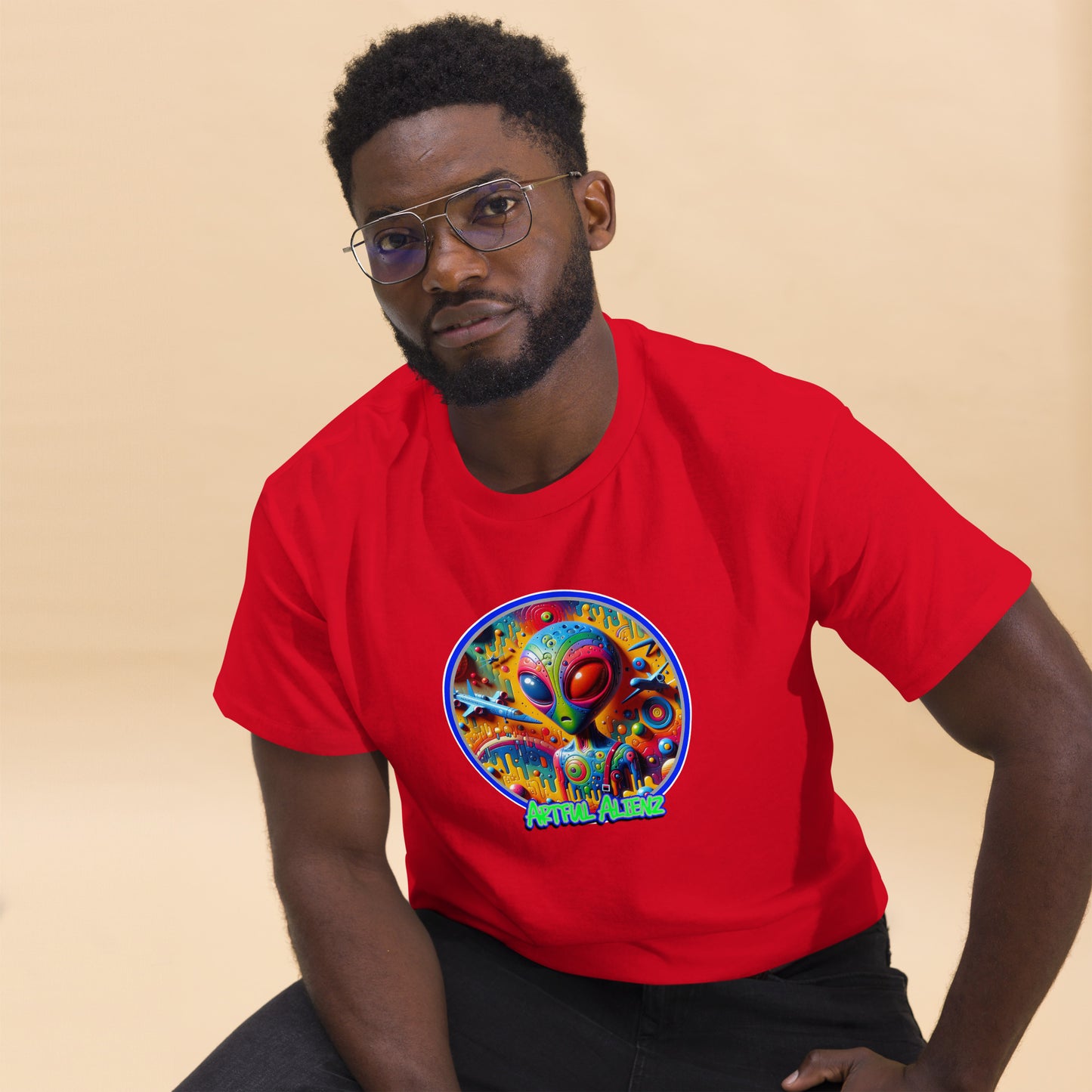 Graffiti Artful Alienz Men's classic tee