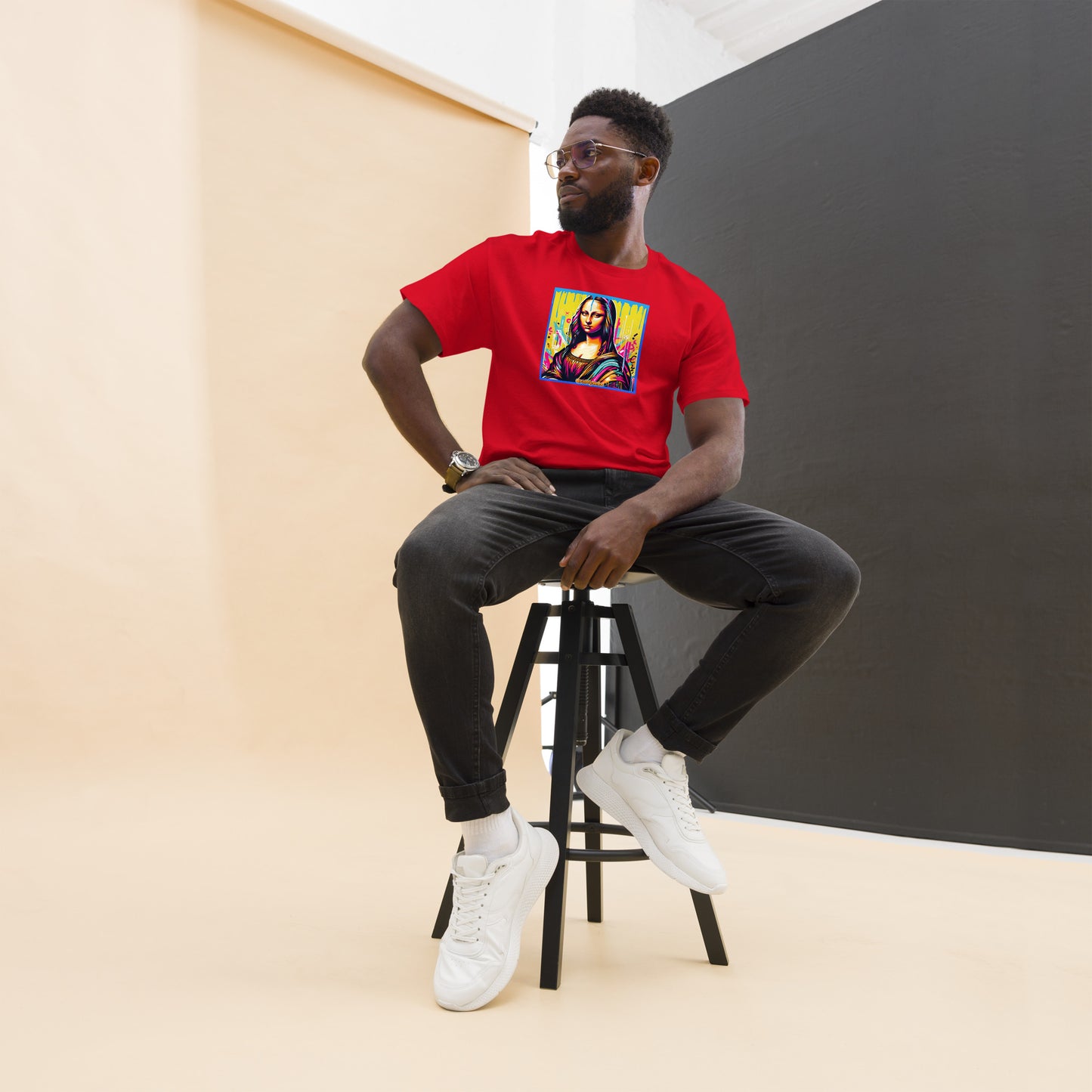 graffiti Mona Lisette Men's classic tee