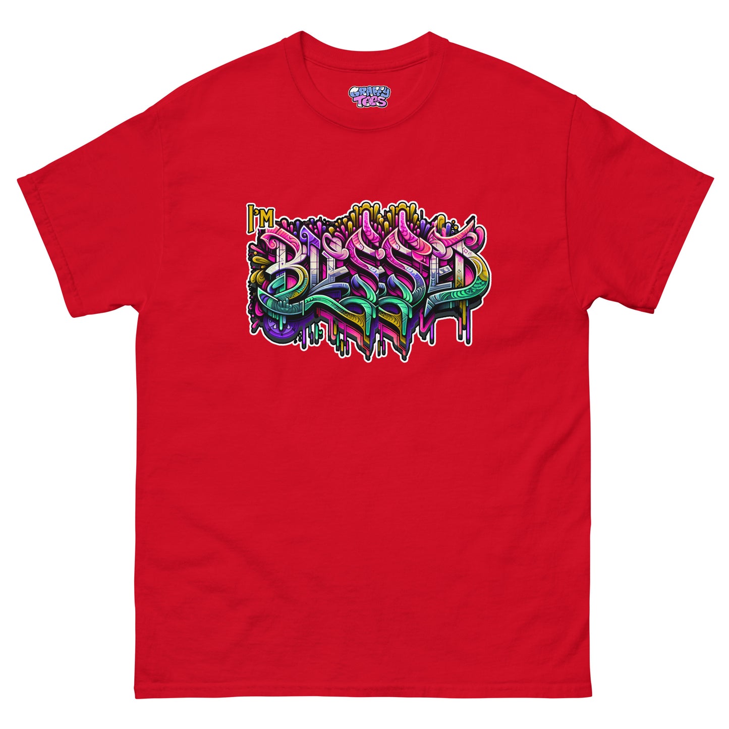 Graffiti Blessed Men's classic tee