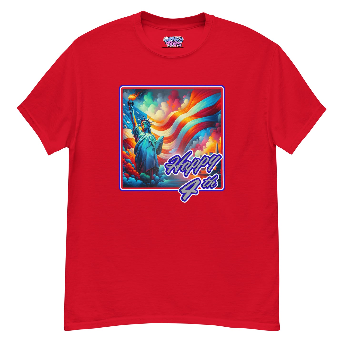 Graffytees Happy 4th of July Men's classic tee