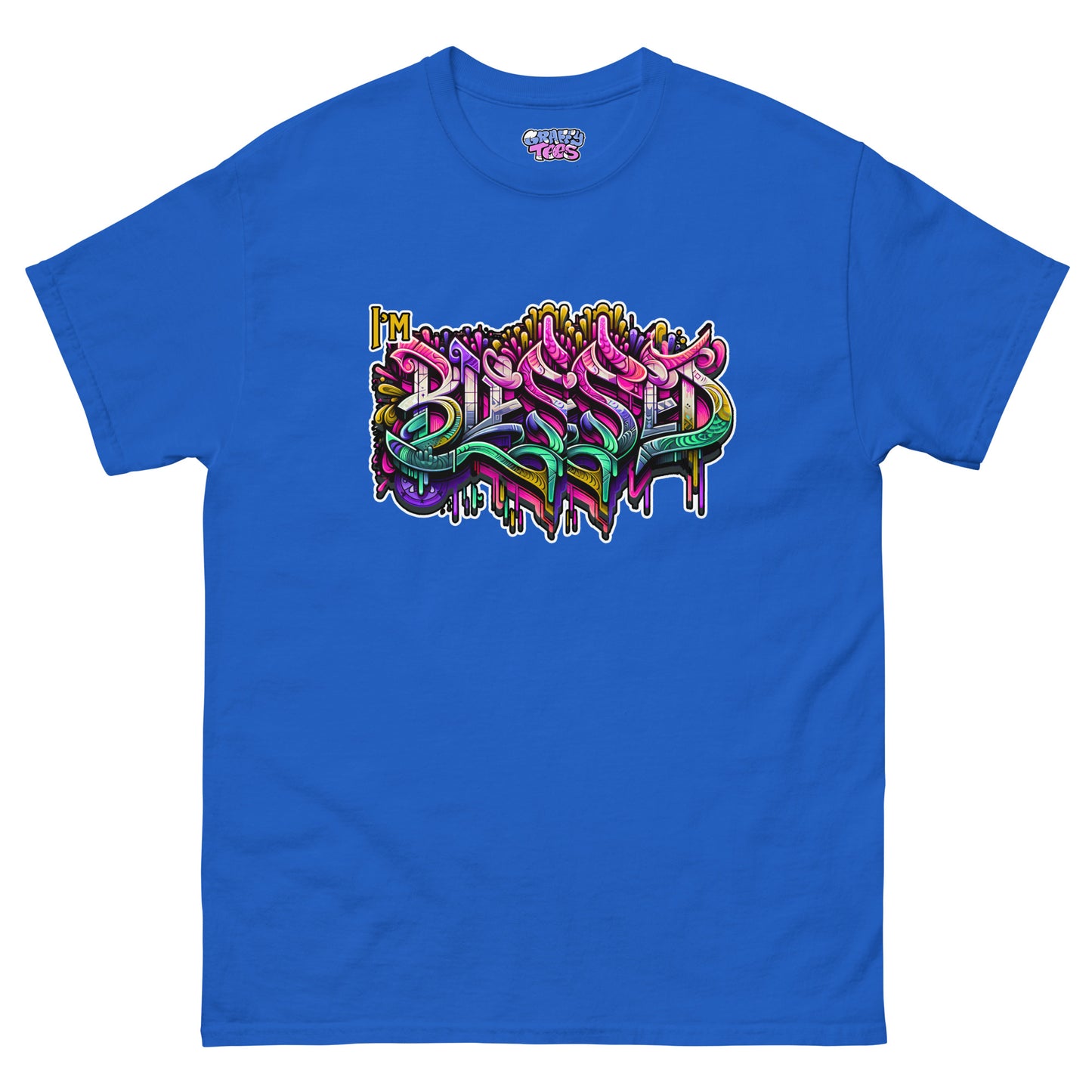 Graffiti Blessed Men's classic tee