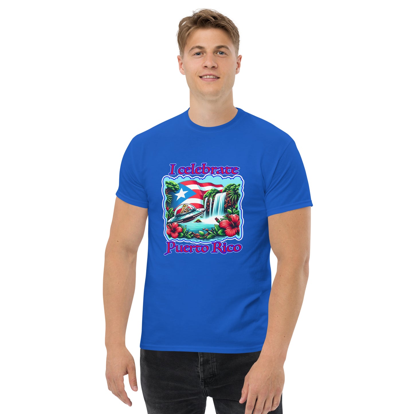 Graffytees I Celebrate Puerto Rico Men's classic tee