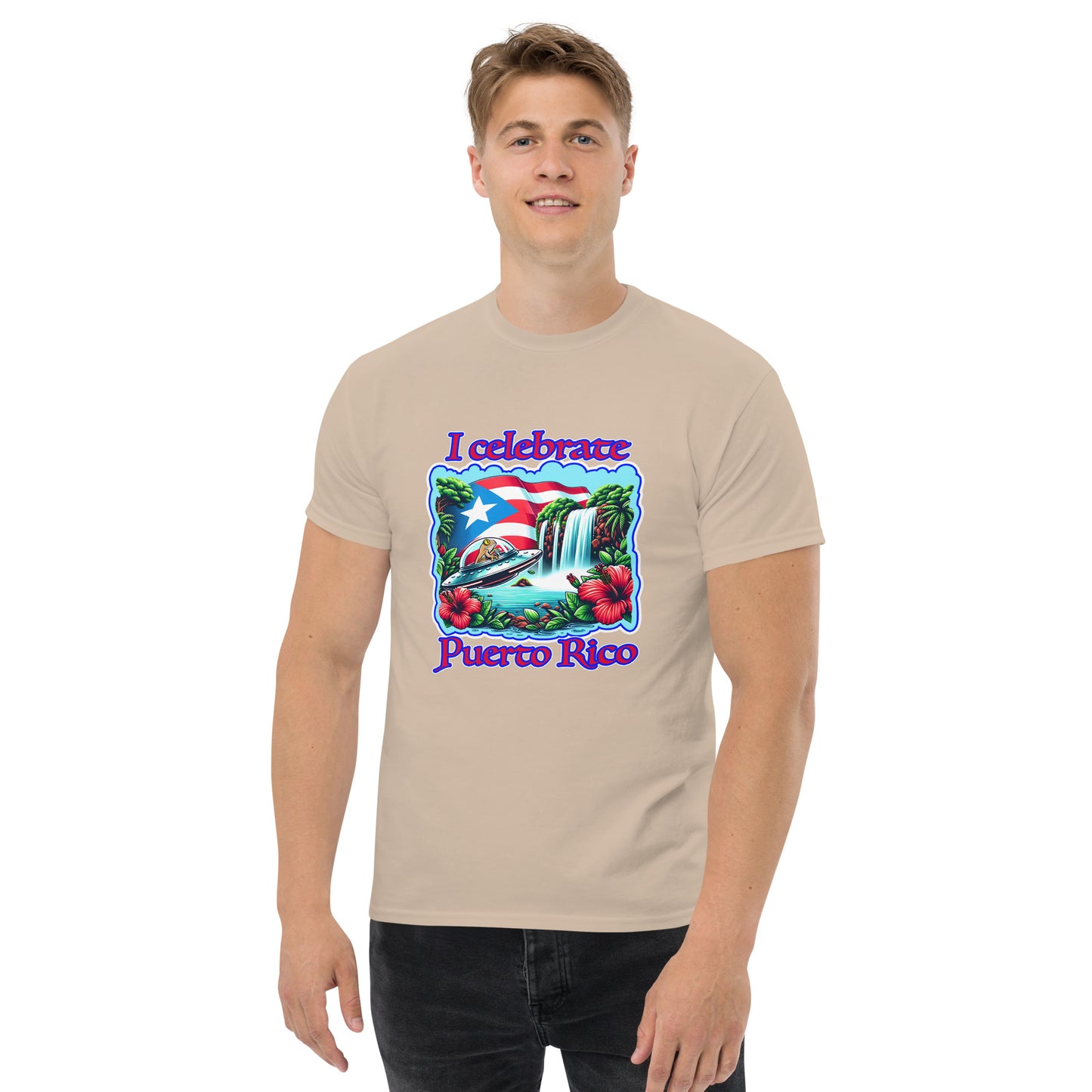 Graffytees I Celebrate Puerto Rico Men's classic tee
