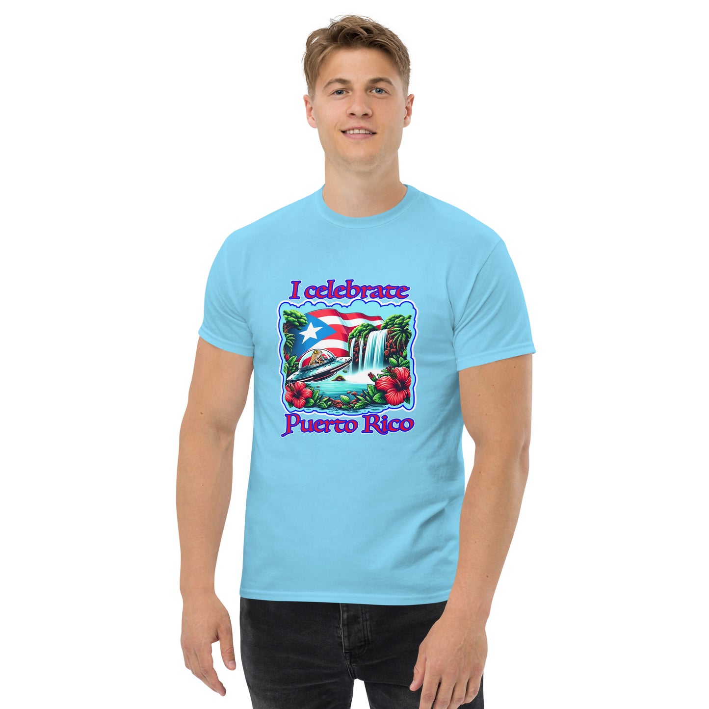 Graffytees I Celebrate Puerto Rico Men's classic tee