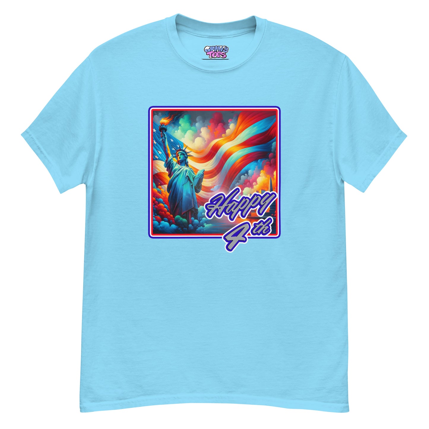 Graffytees Happy 4th of July Men's classic tee