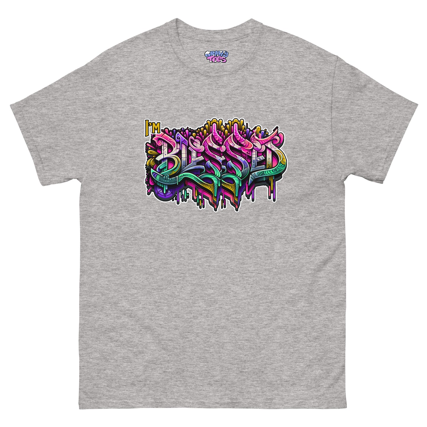 Graffiti Blessed Men's classic tee