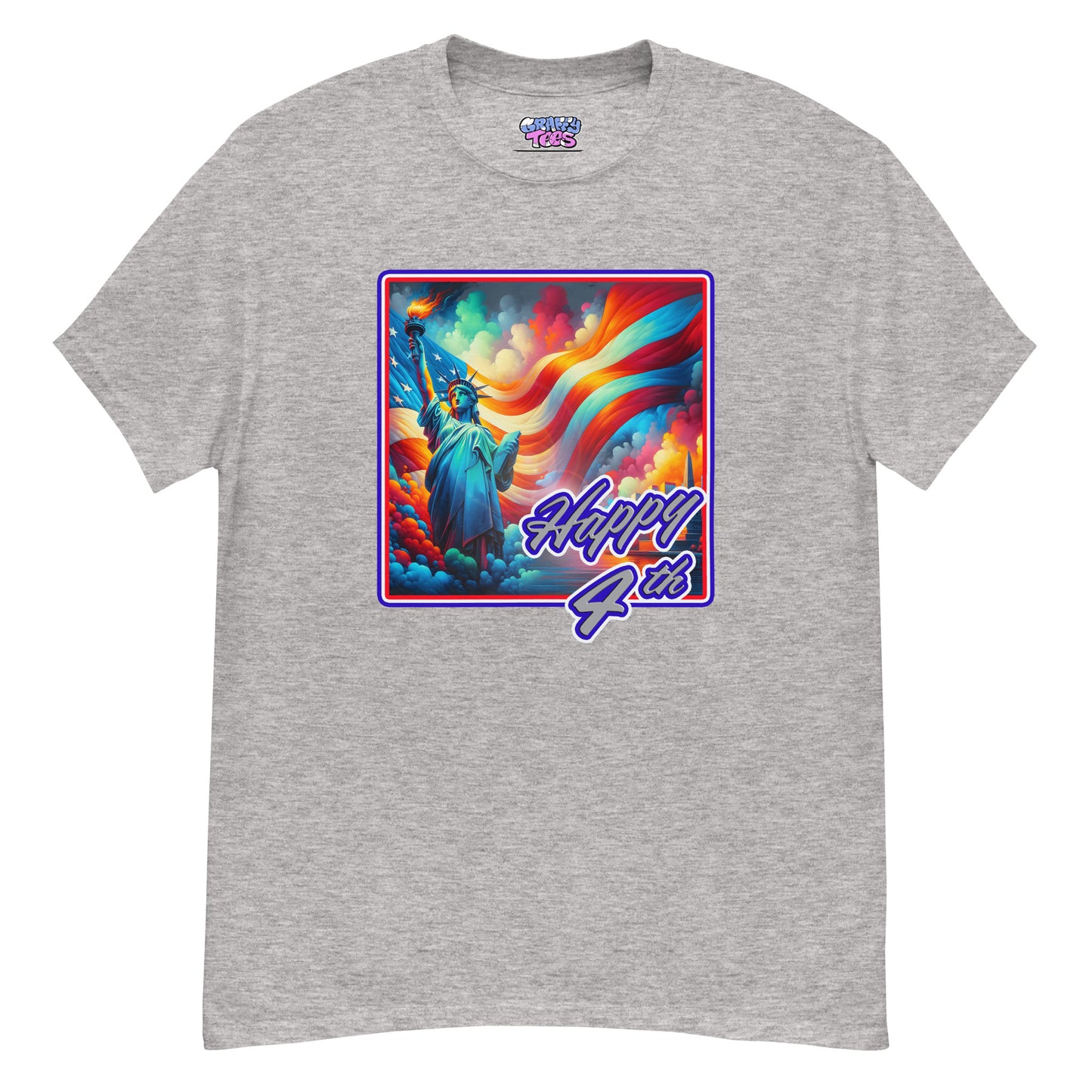 Graffytees Happy 4th of July Men's classic tee