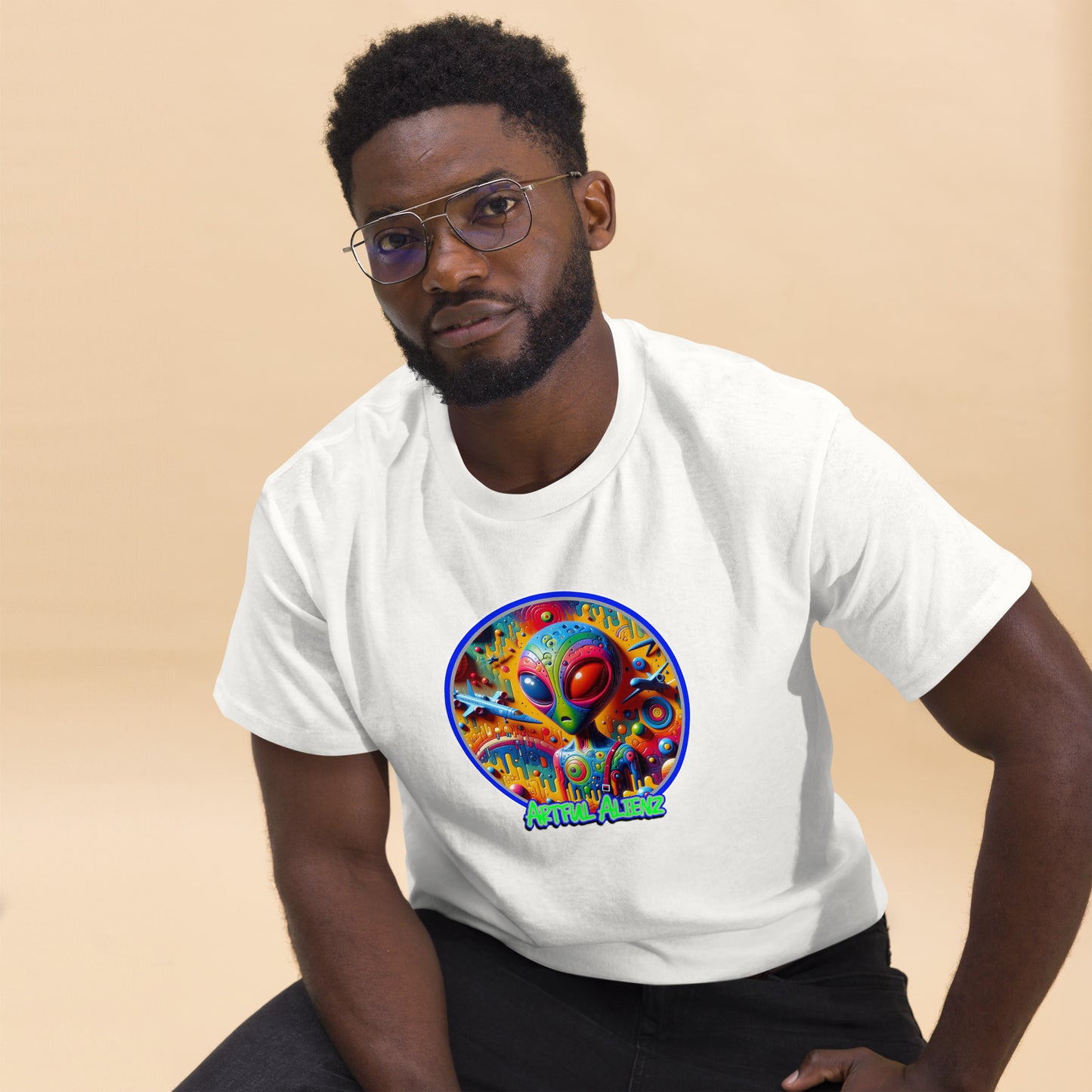 Graffiti Artful Alienz Men's classic tee