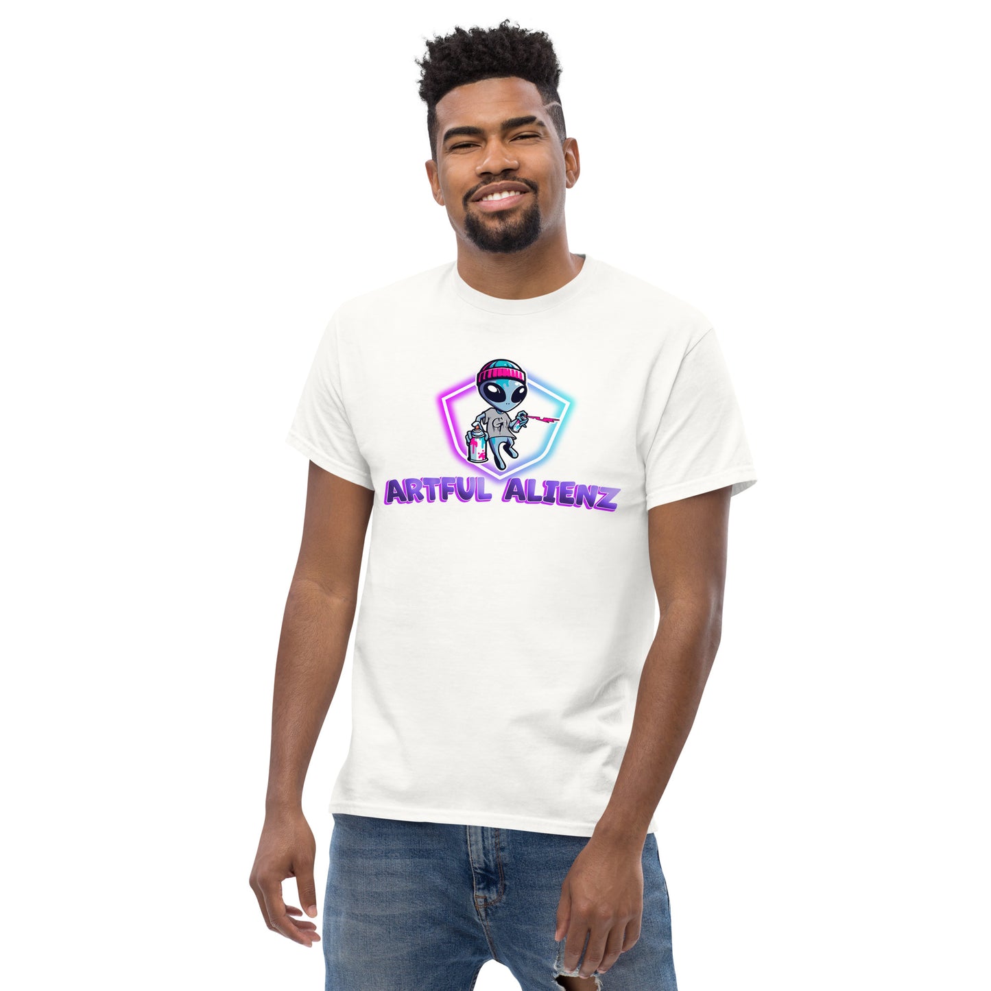 Artful Alienz logo Men's classic tee