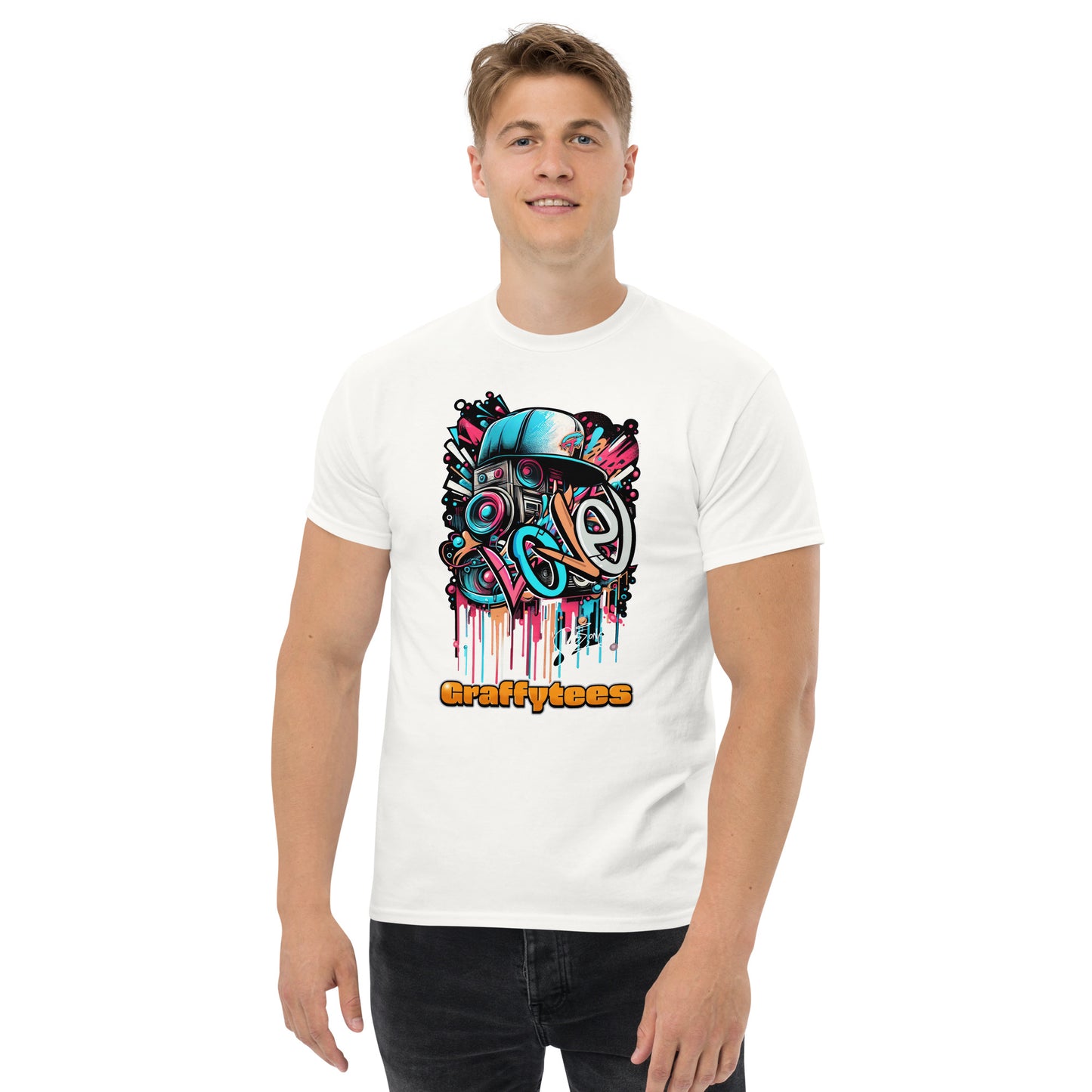 Graffiti Love Men's classic tee