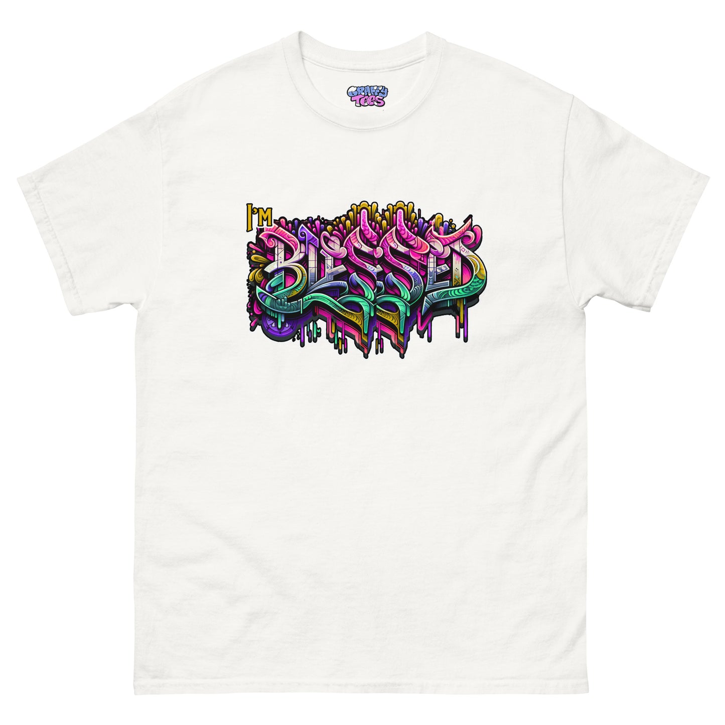 Graffiti Blessed Men's classic tee